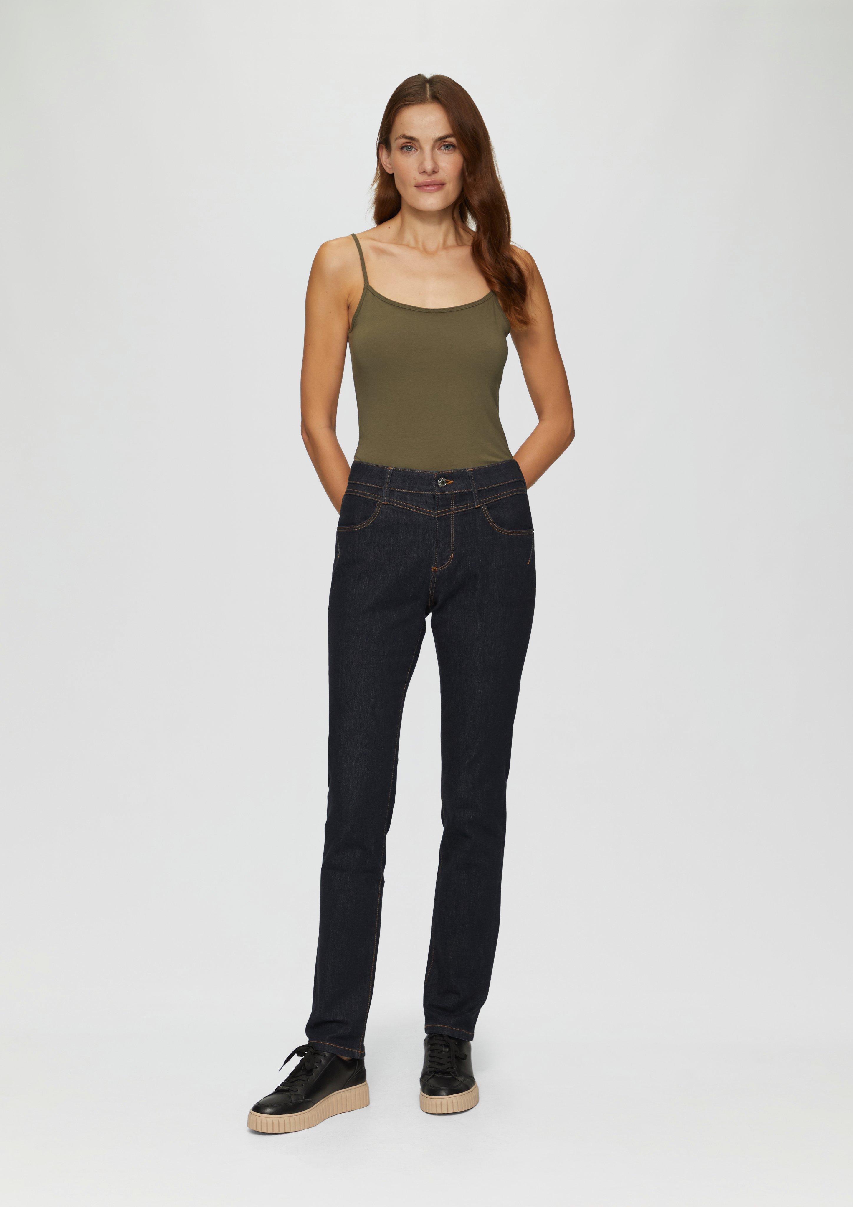 S.Oliver Jeans Betsy / Slim Fit / Mid Rise / Slim Leg / Rinsed Washed