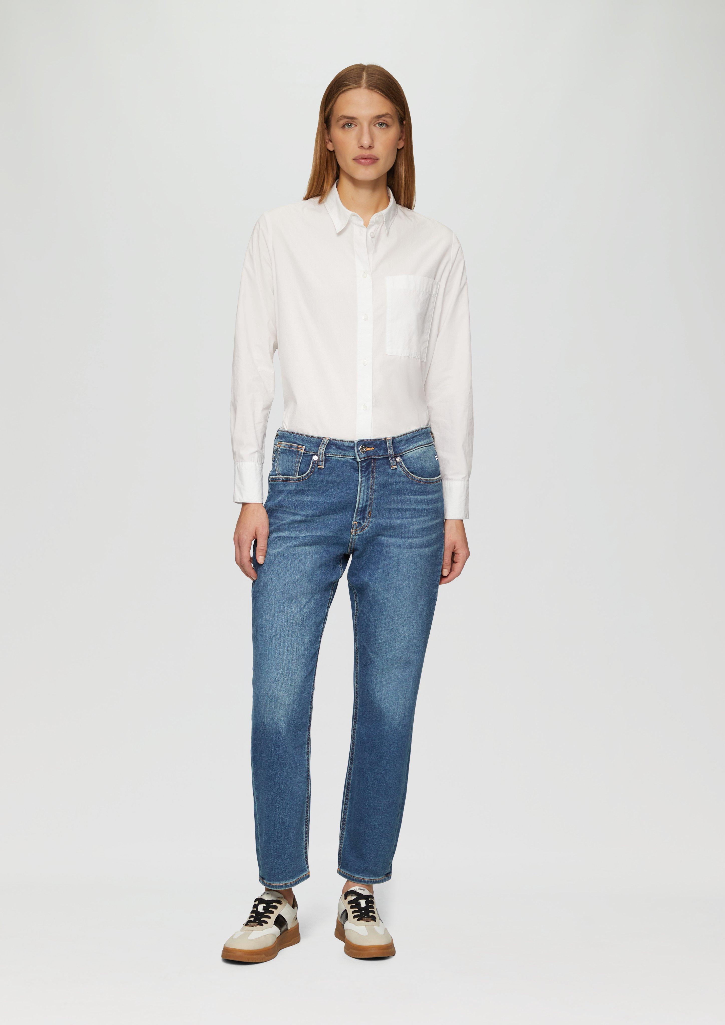 S.Oliver Ankle-Jeans Franciz / Relaxed Fit / Mid Rise / Slim Leg