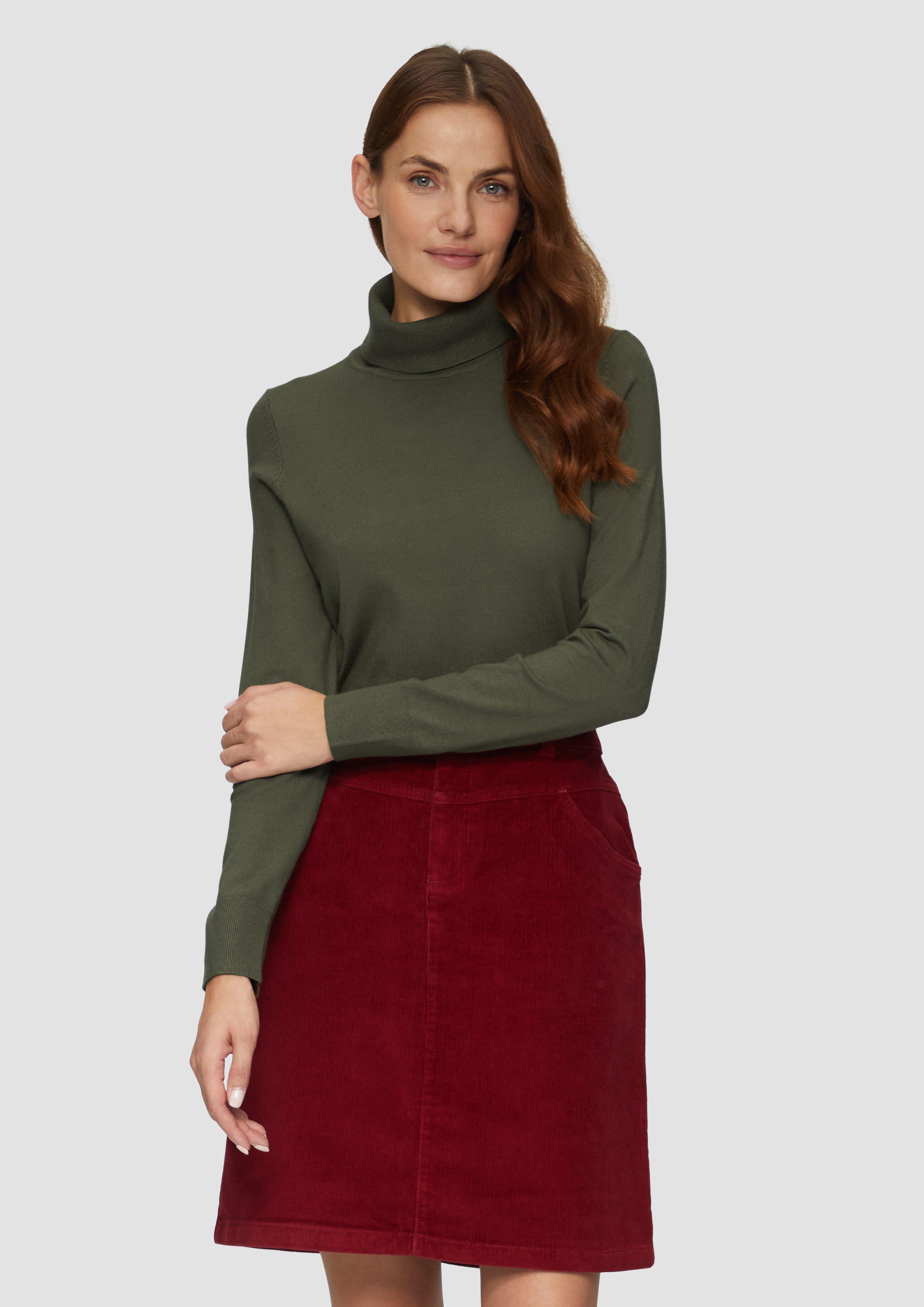 S.Oliver Feinstrickpullover mit Rollkragen