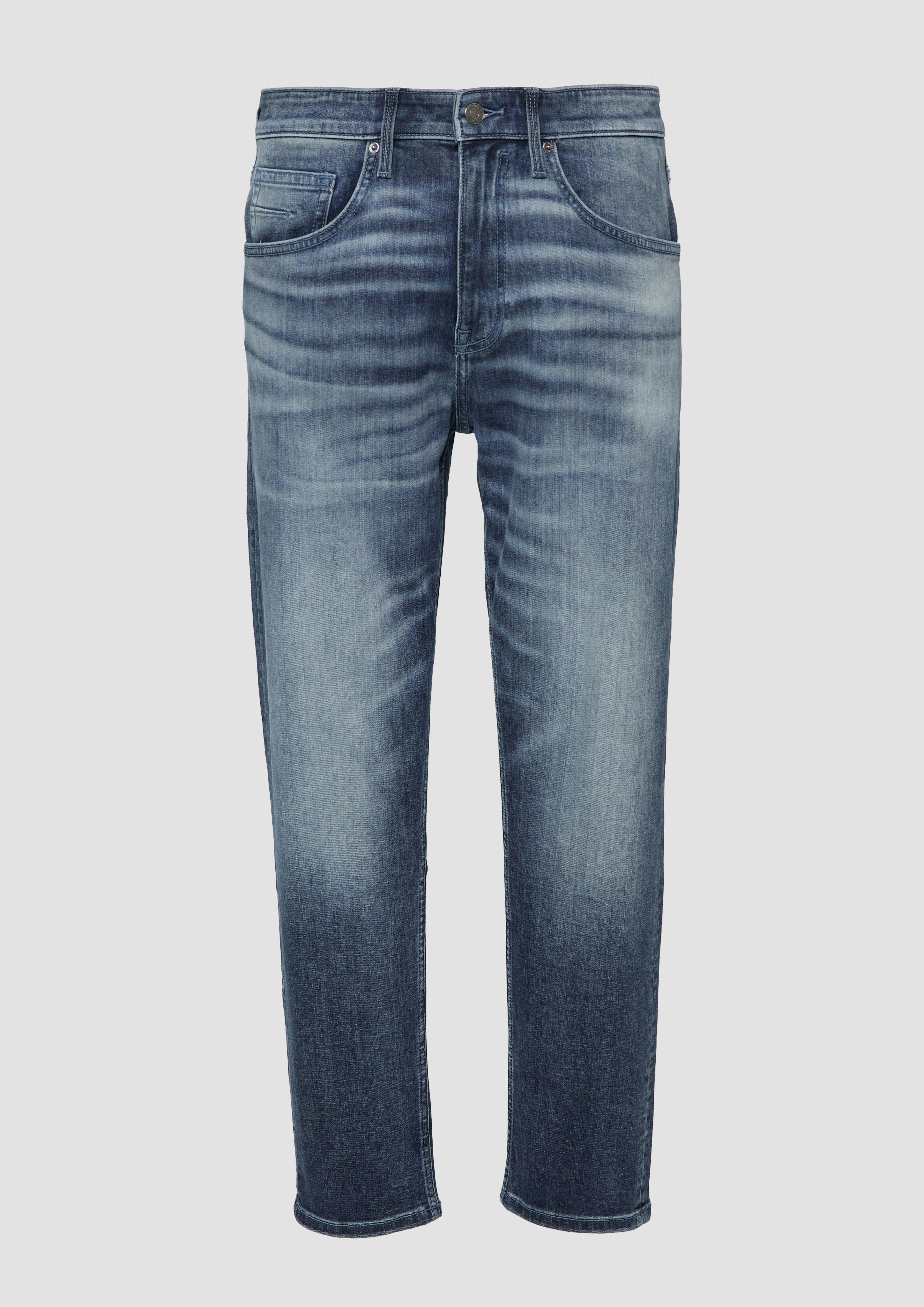 s.Oliver - Jeans Mauro / Regular Fit / Mid Rise / Tapered Leg, Herren, blau