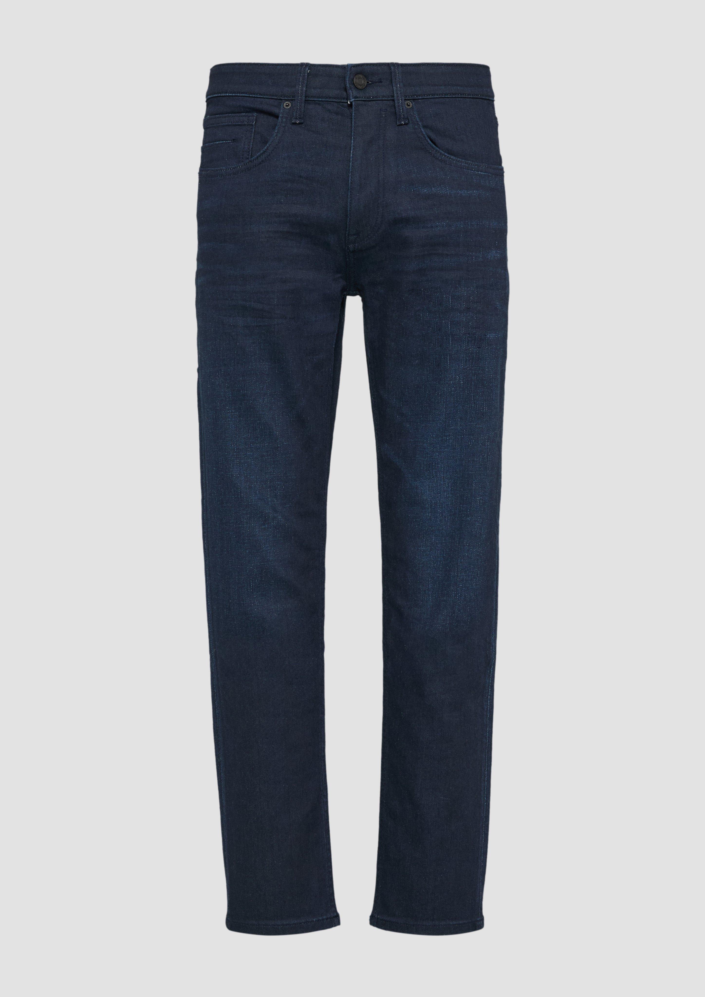 s.Oliver - Jeans Nelio / Slim Fit / Mid Rise / Slim Leg, Herren, blau