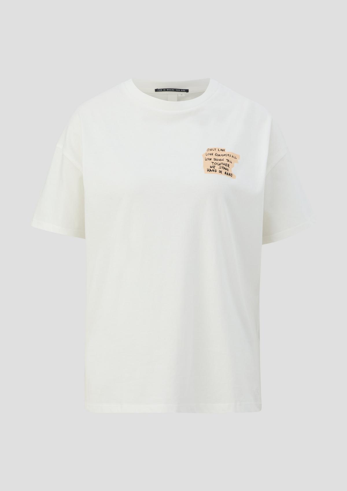 s.Oliver Oversized T-shirt with front print