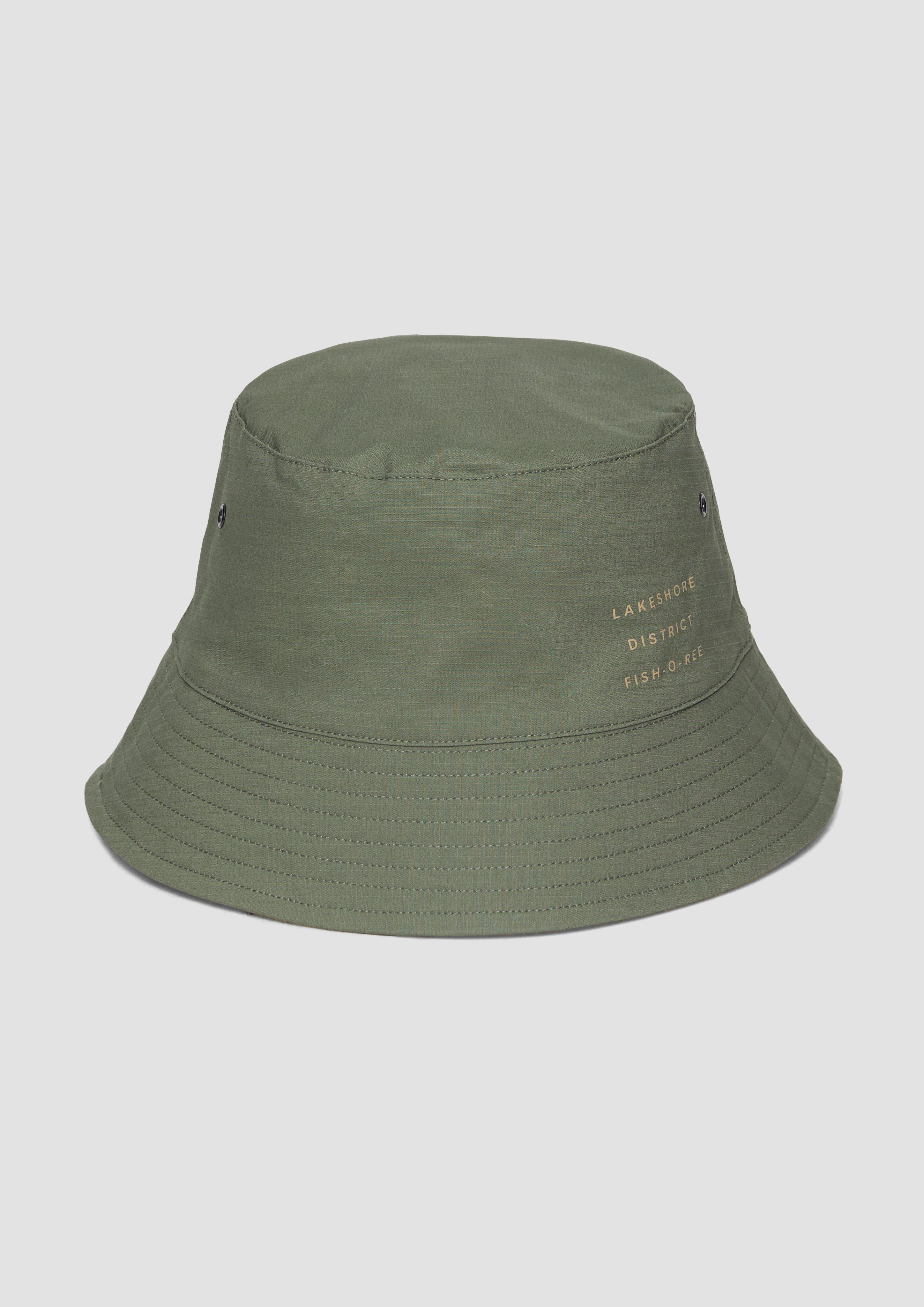 S.Oliver Bucket-Hat mit Print-Detail