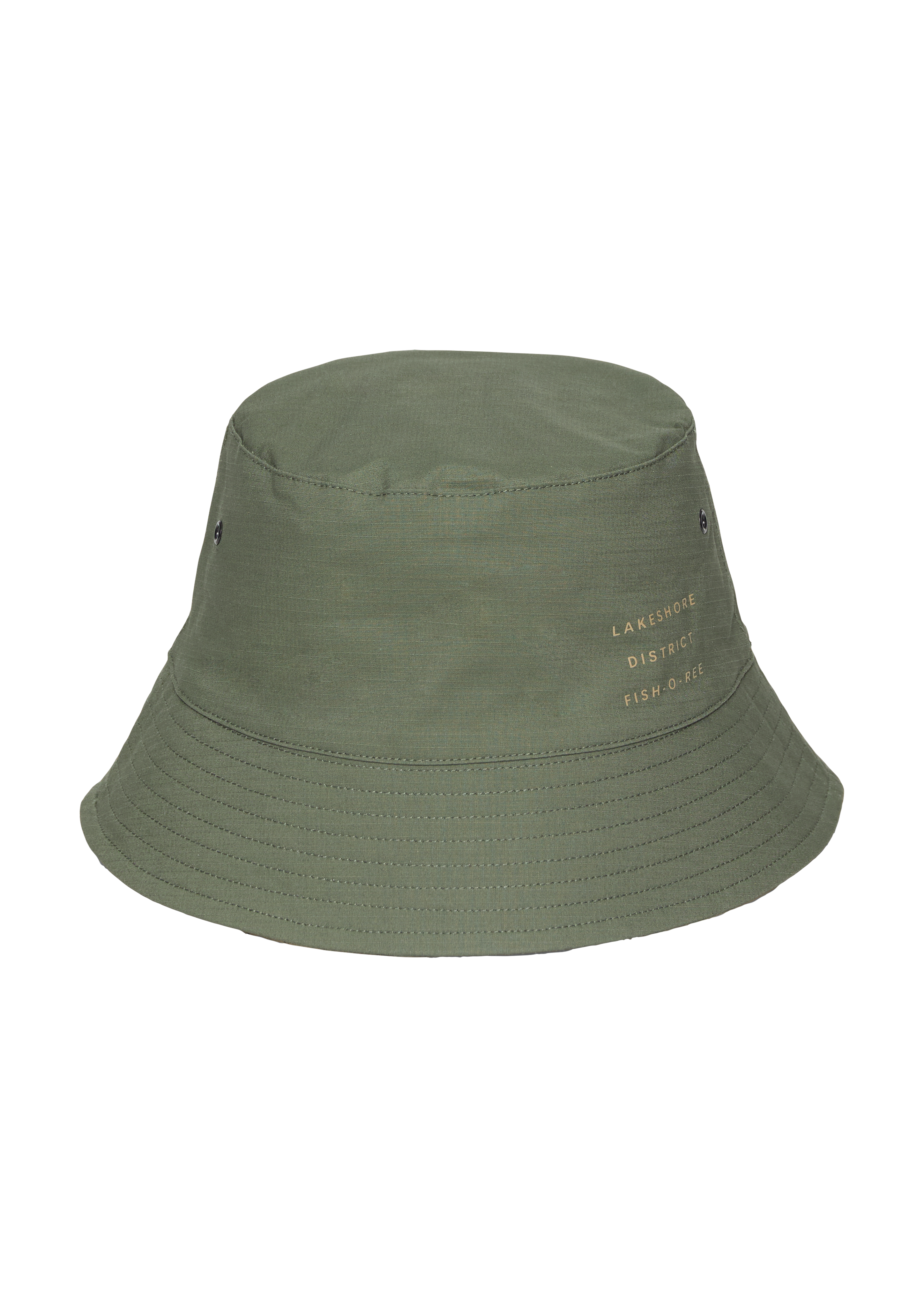 s.Oliver - Bucket-Hat mit Print-Detail, Herren, Grün