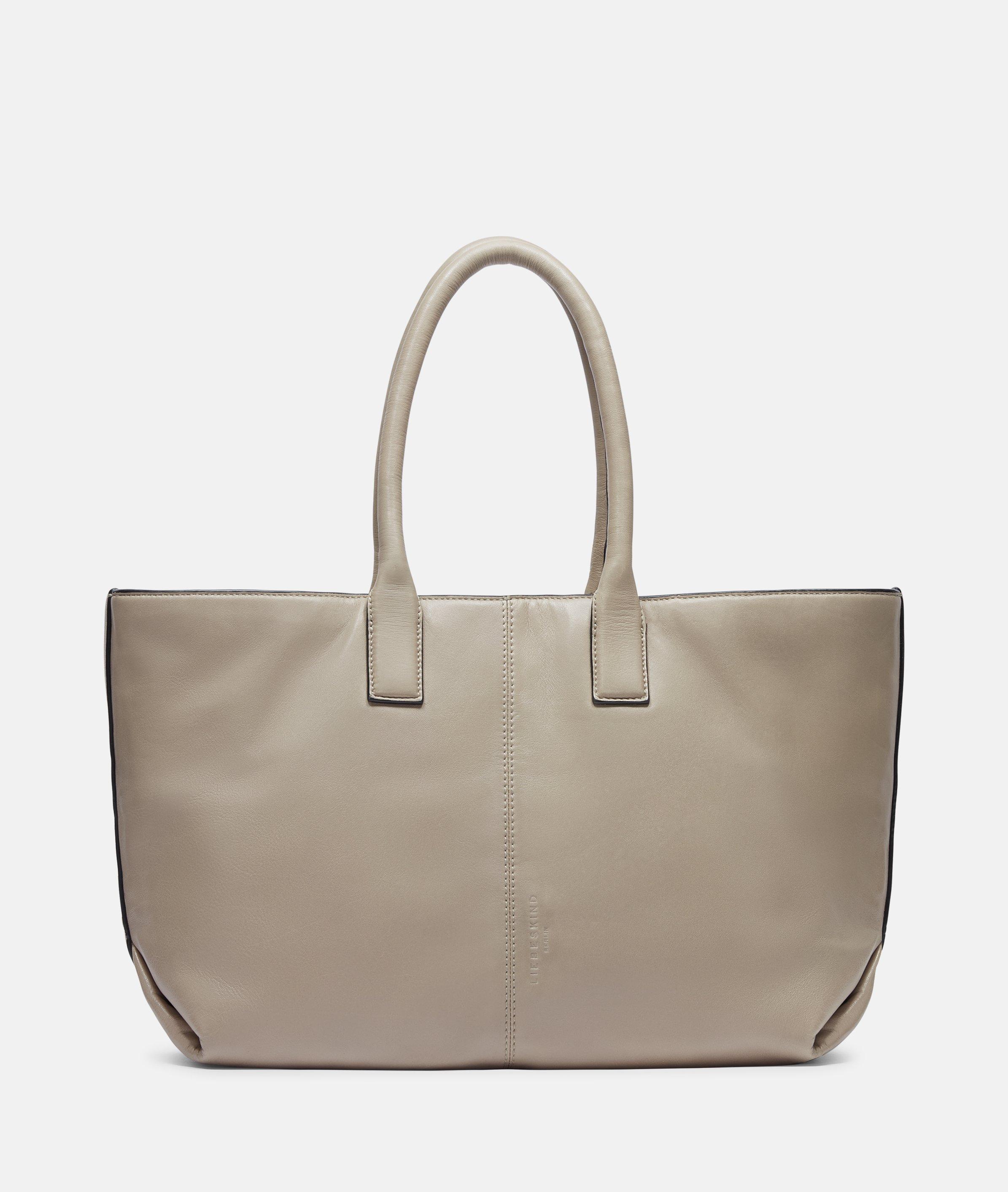 Liebeskind Berlin - Shopper aus hochwertigem Lammleder -  Beige