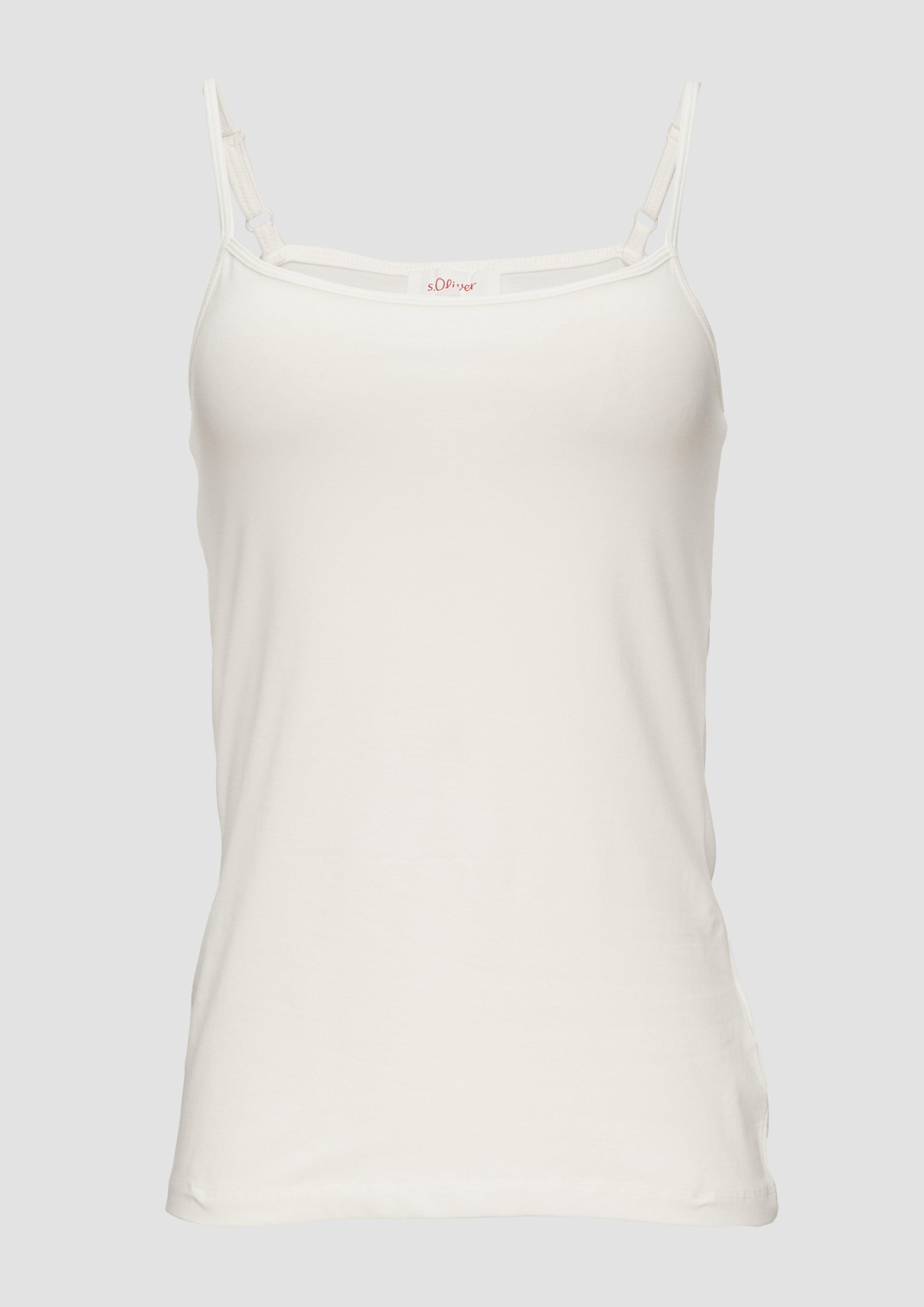 s.Oliver - Spaghettiträger-Top, Damen, creme