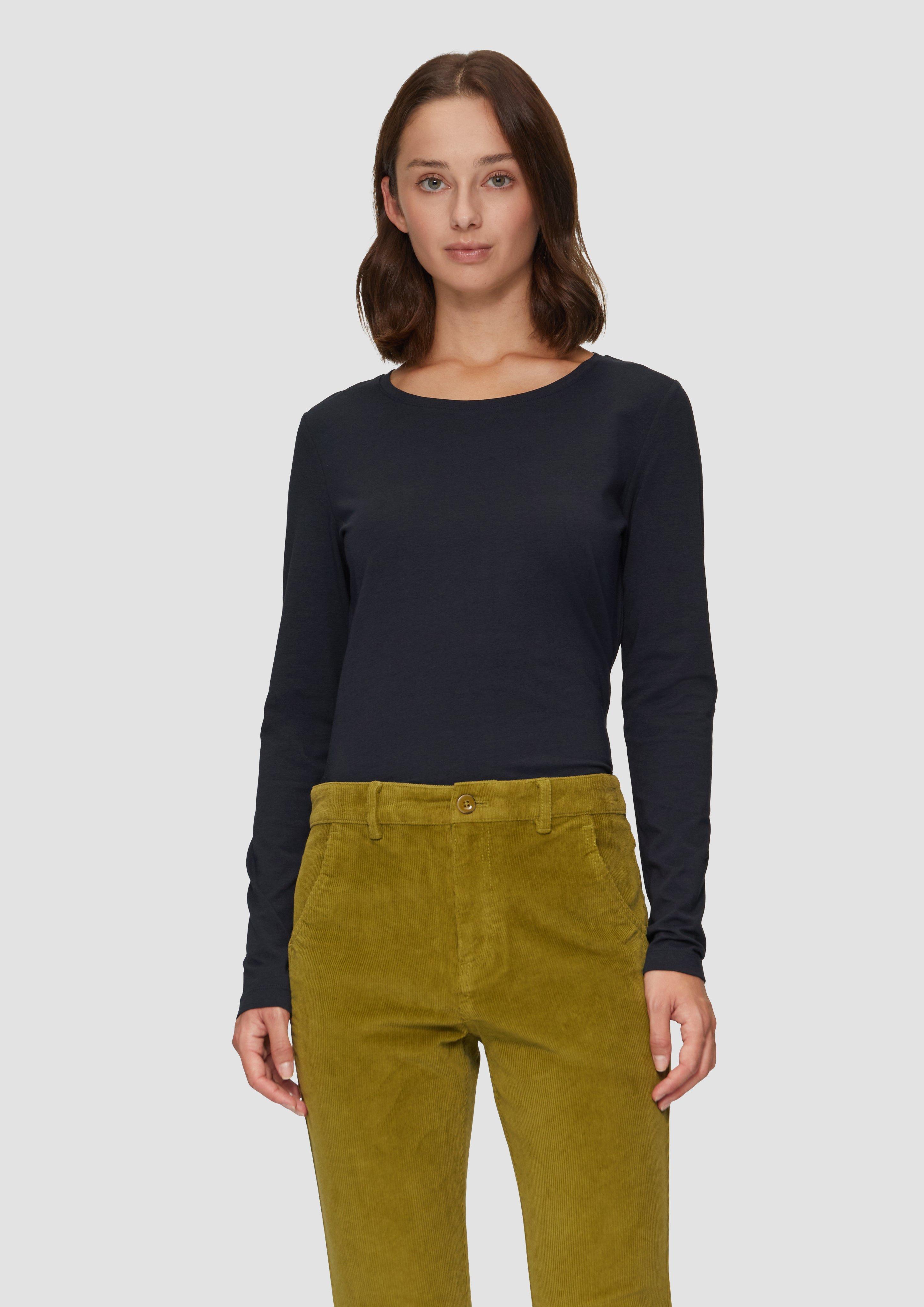 S.Oliver Longsleeve aus Baumwollstretch