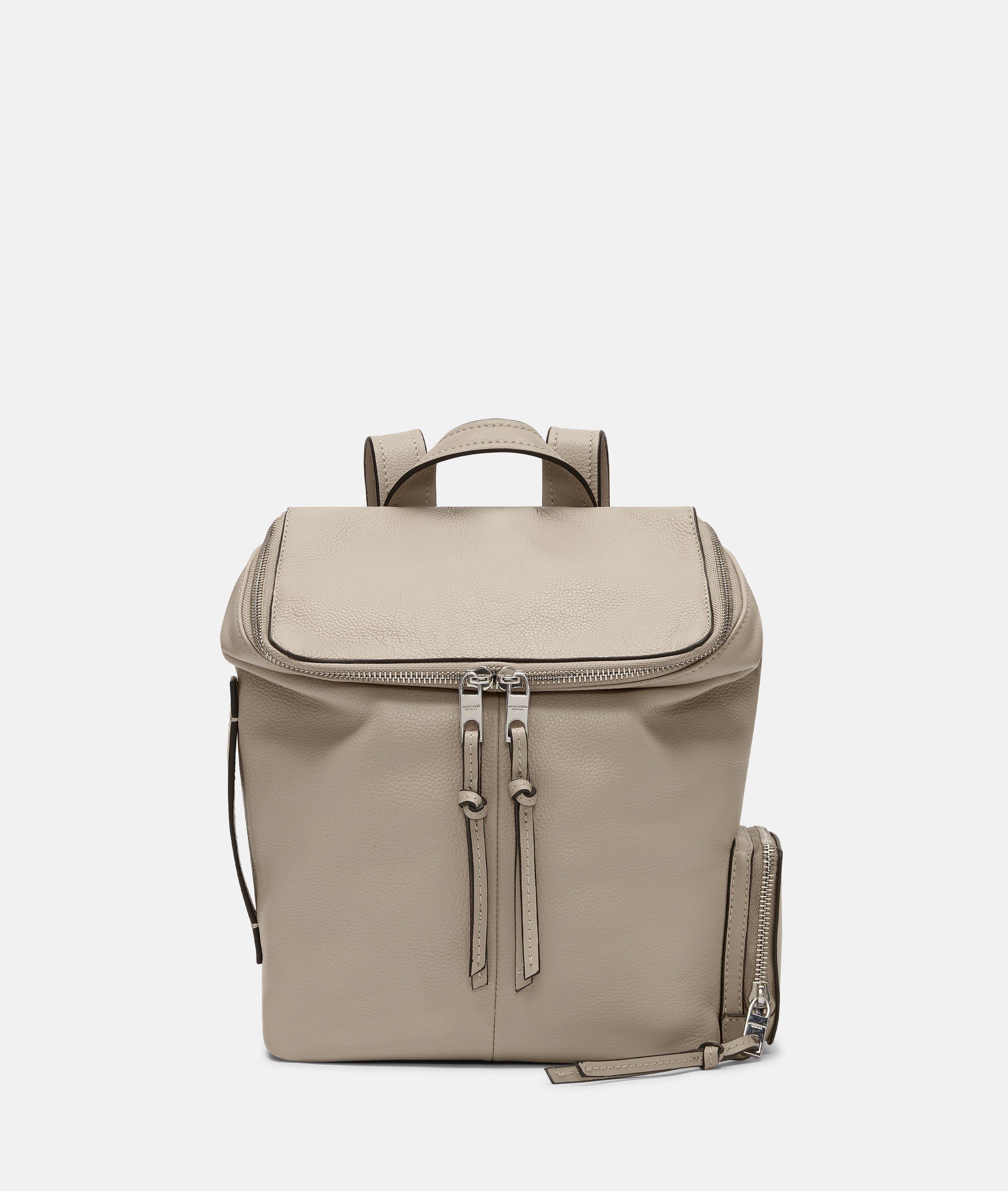 Liebeskind Berlin - Rucksack aus festem Rindsleder -  Beige