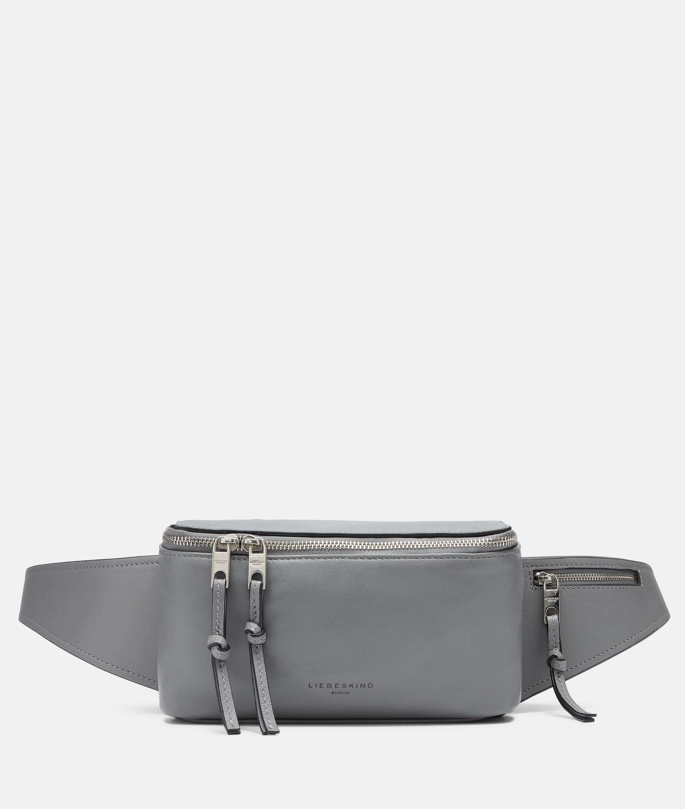 Liebeskind Berlin - Gürteltasche aus softem Leder -  grau
