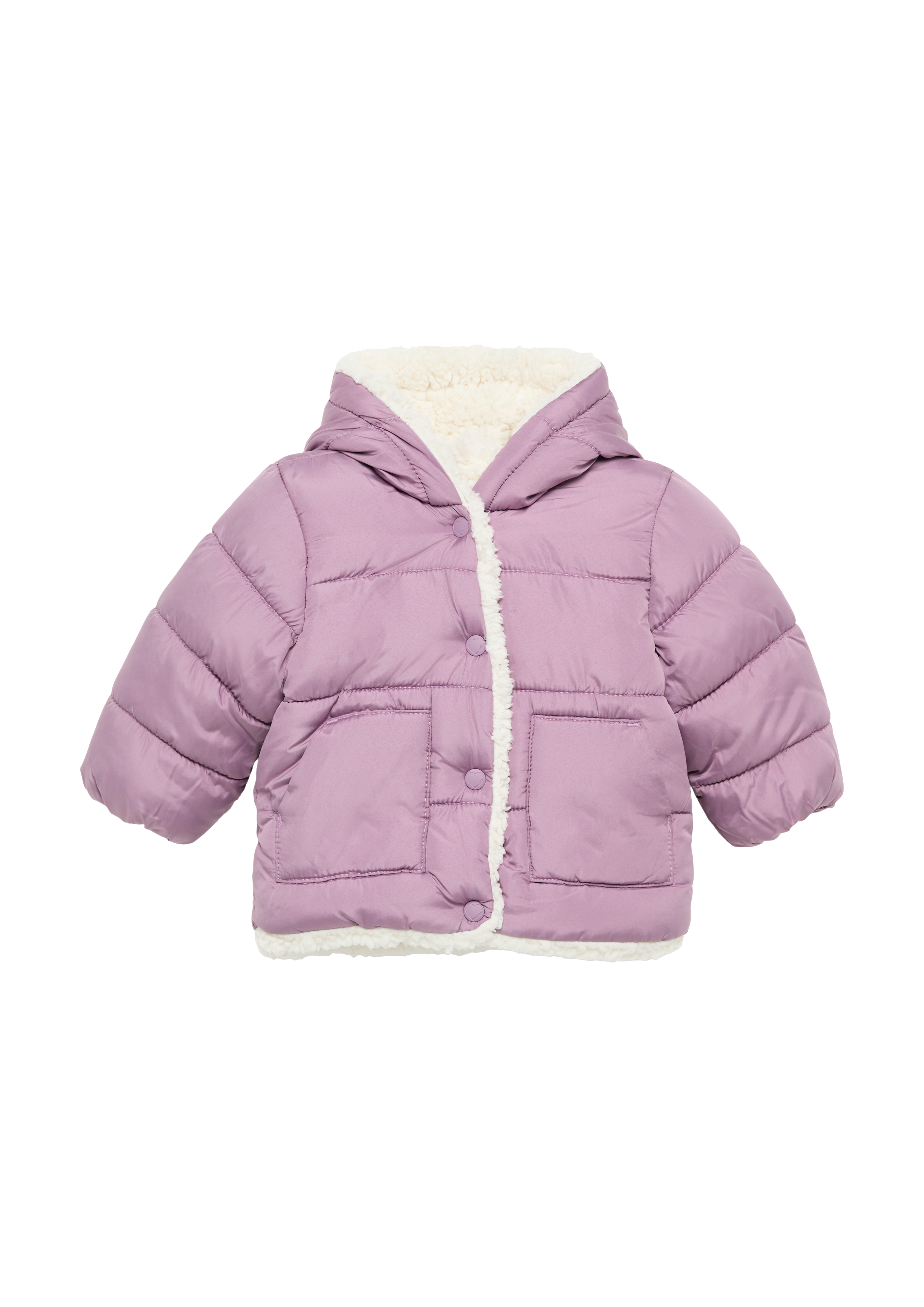 s.Oliver - Steppjacke mit Teddyplüsch-Futter, Babys, lila