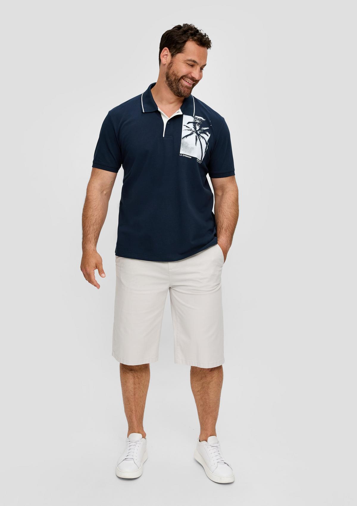 s.Oliver Polo shirt with a front print