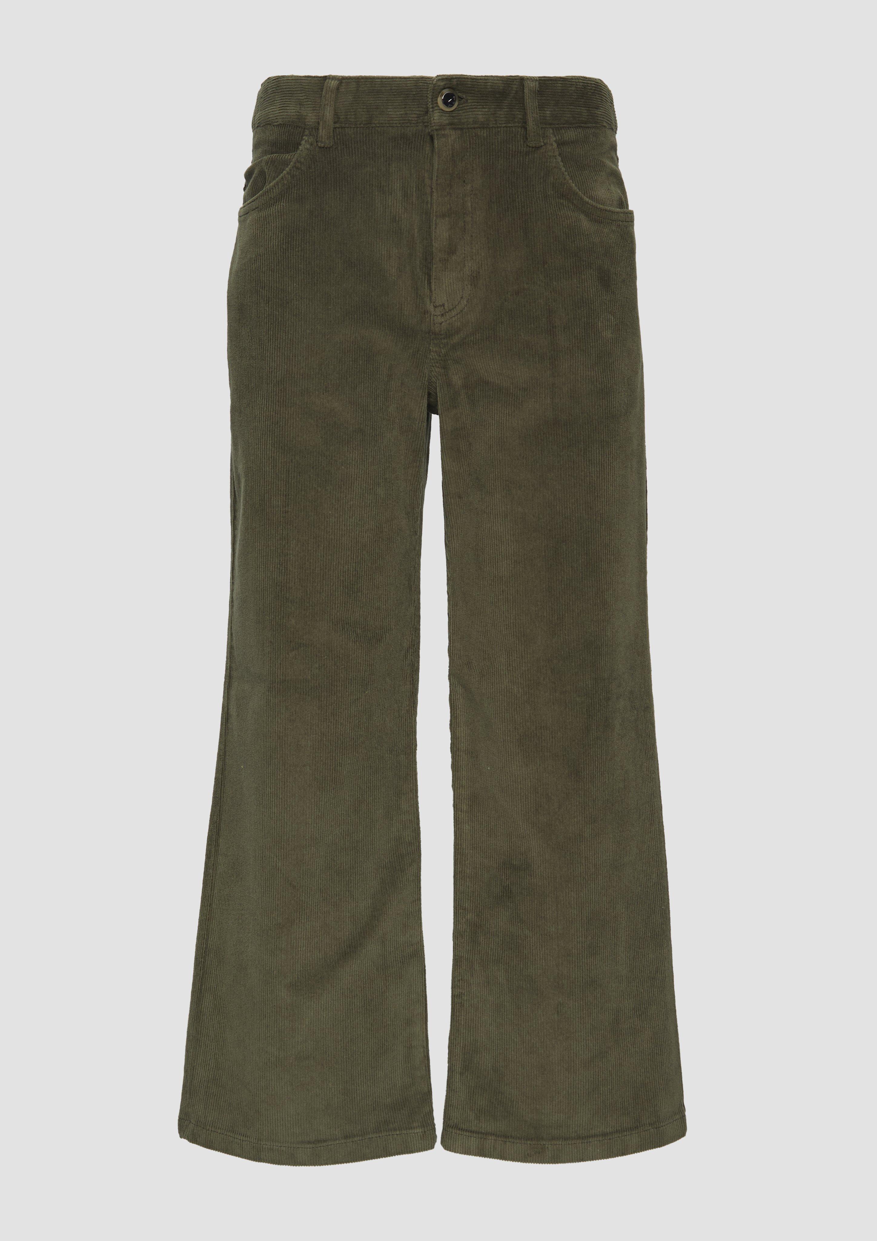 Thumbnail - s.Oliver - Elastische Culotte aus Cord, Damen, Grün