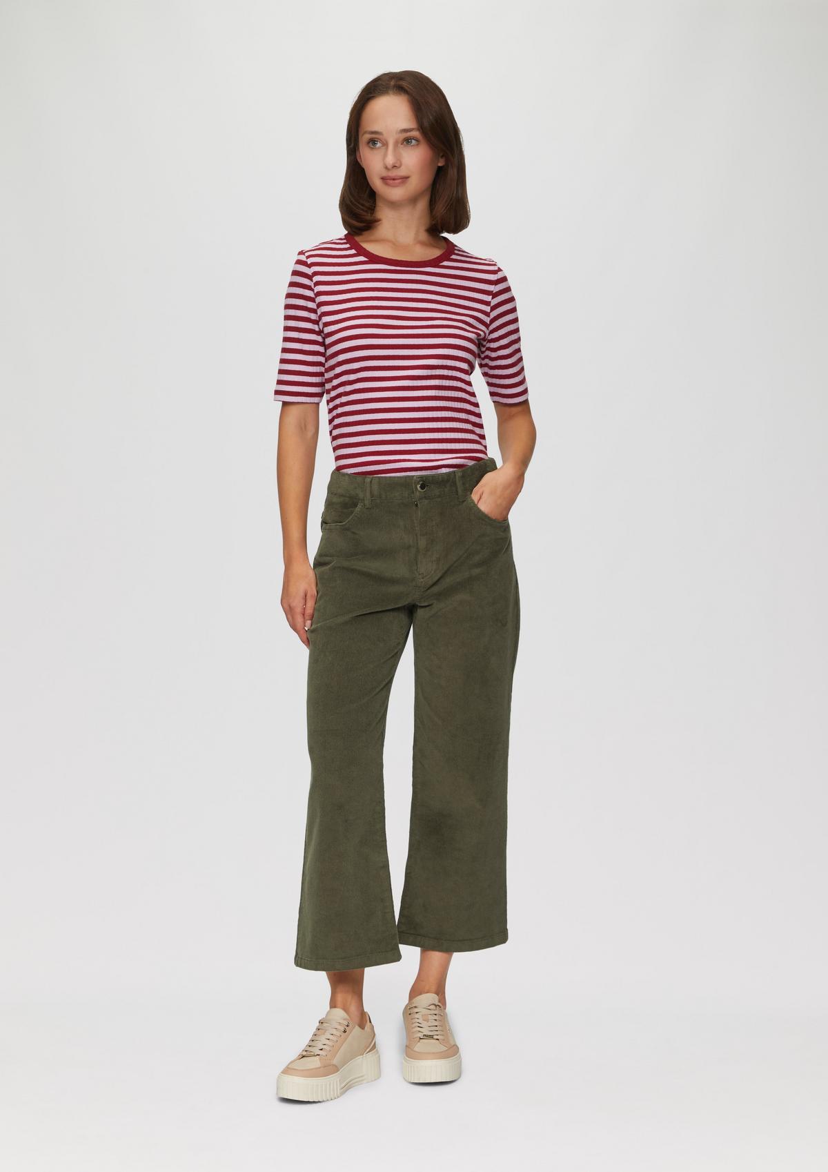 Cord culottes top