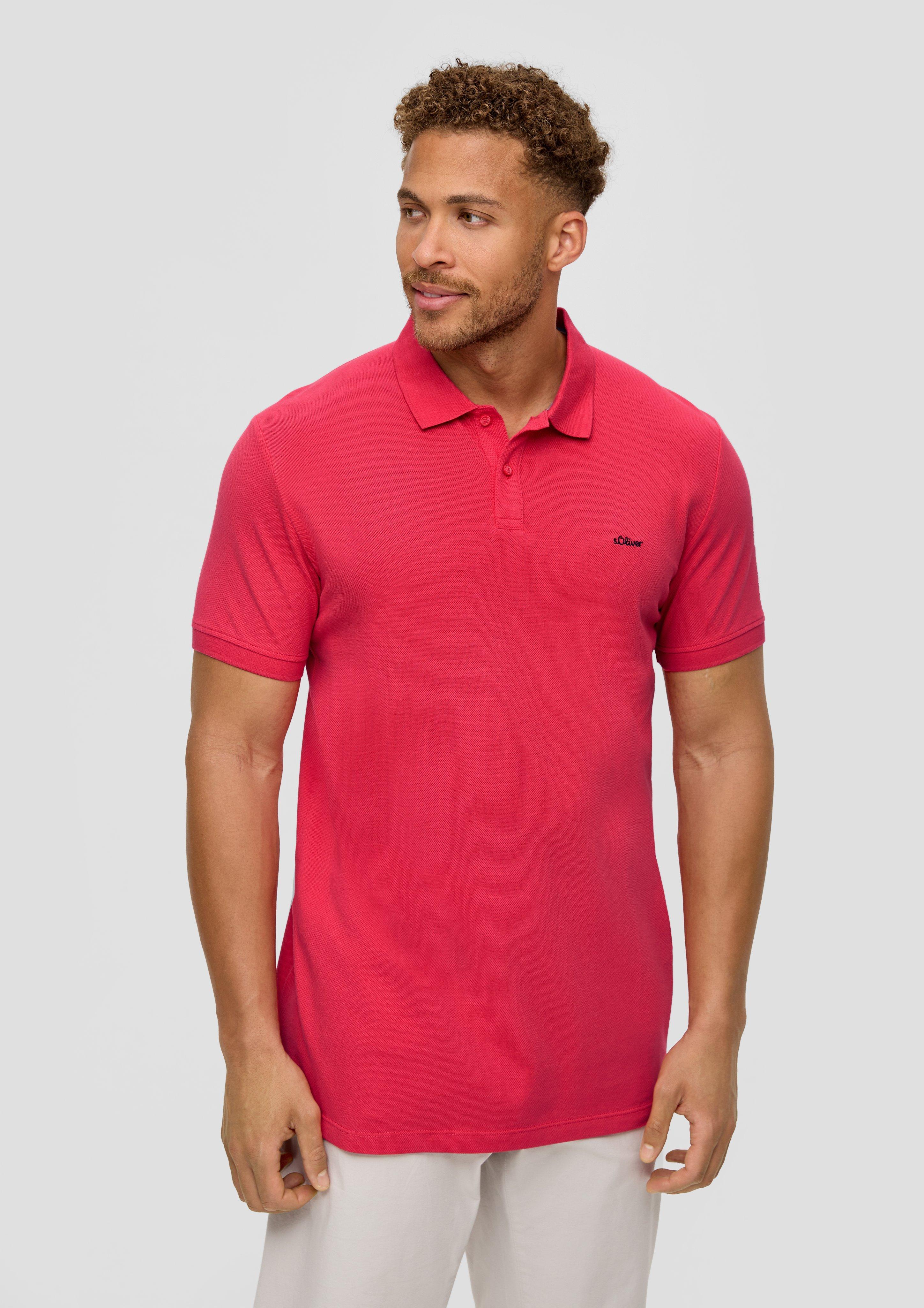 S.Oliver Poloshirt aus Baumwolle mit Logo-Detail