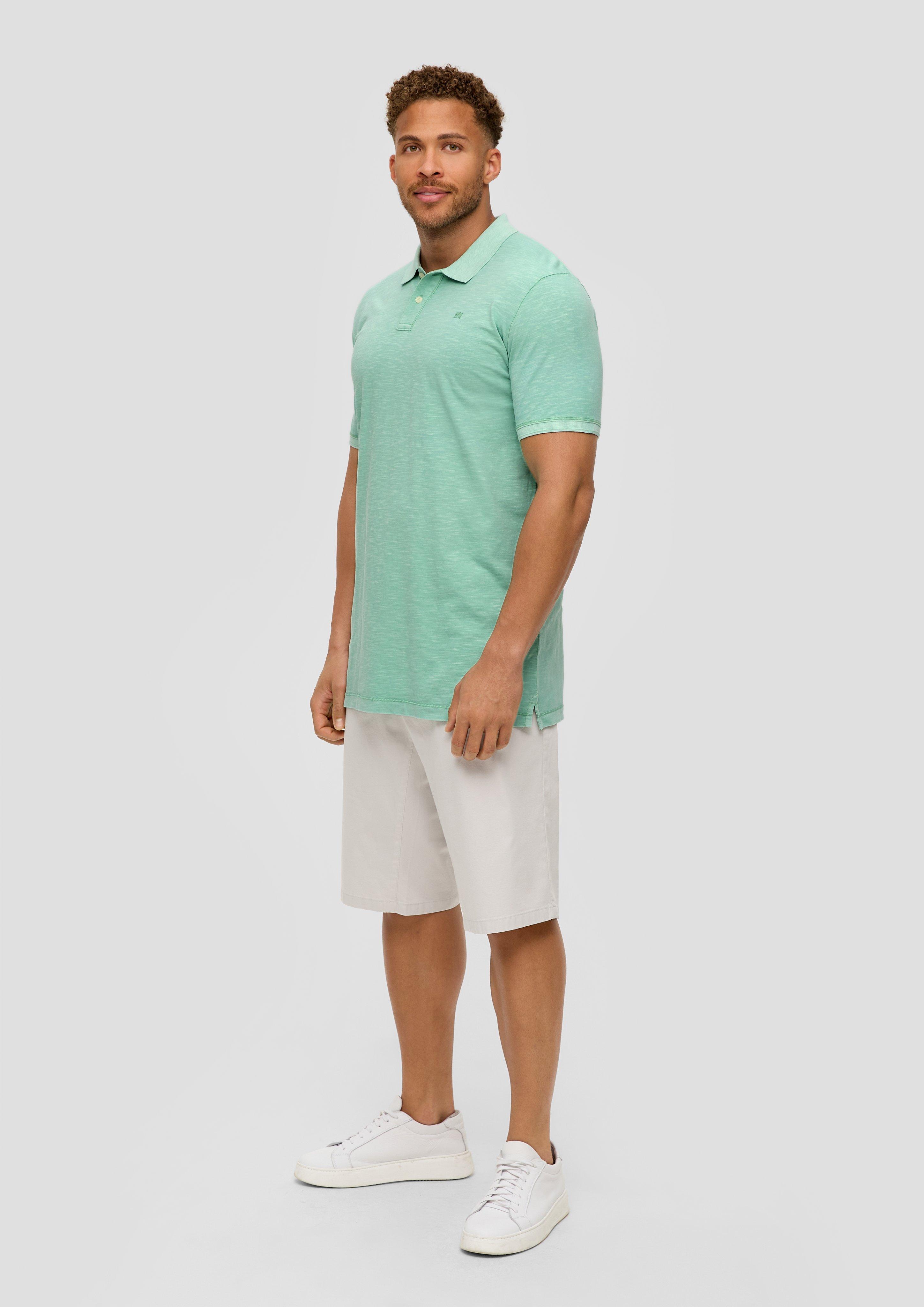 Polo shirt with logo detail - ocean green | s.Oliver