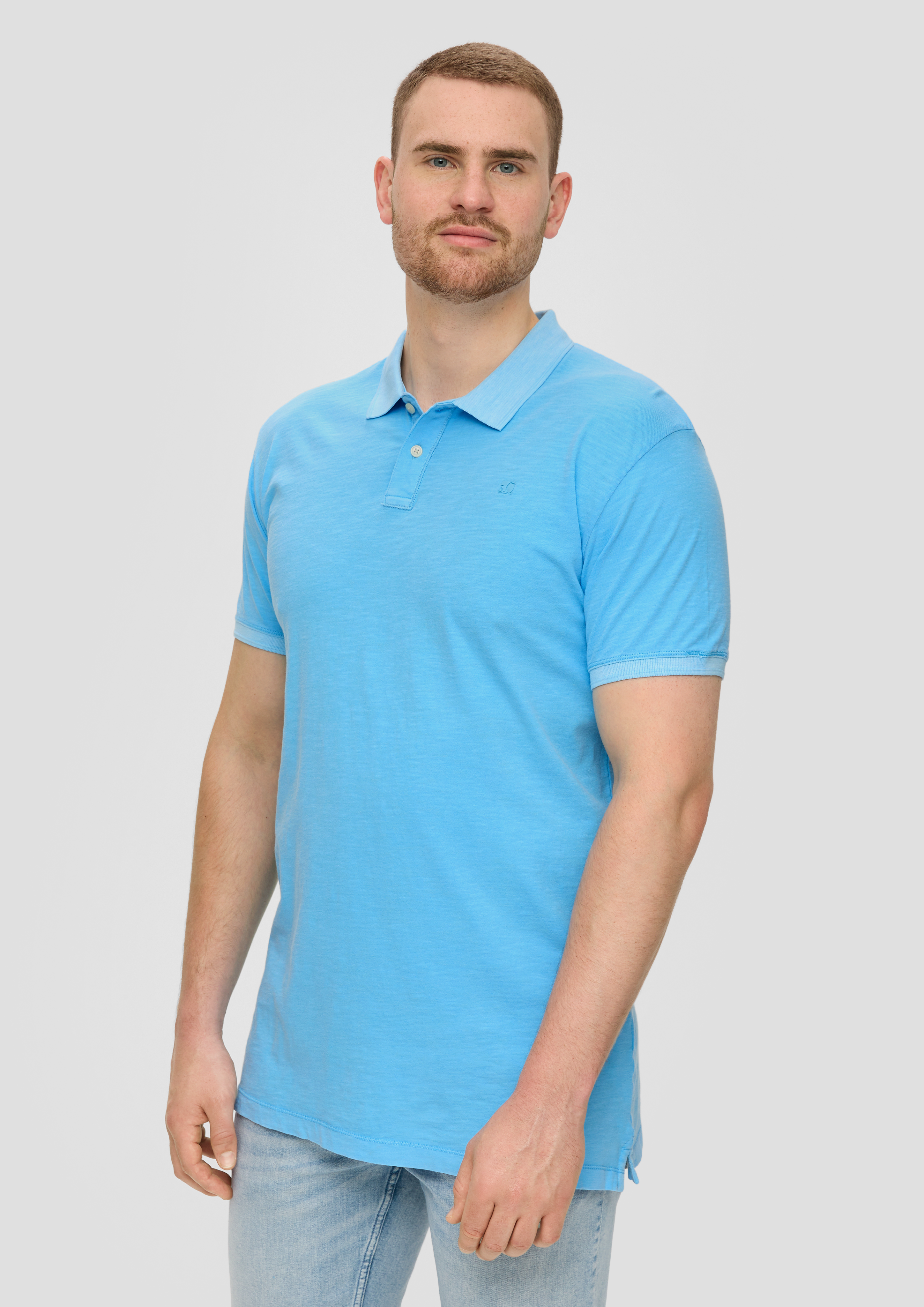 S.Oliver Poloshirt mit Logo-Detail