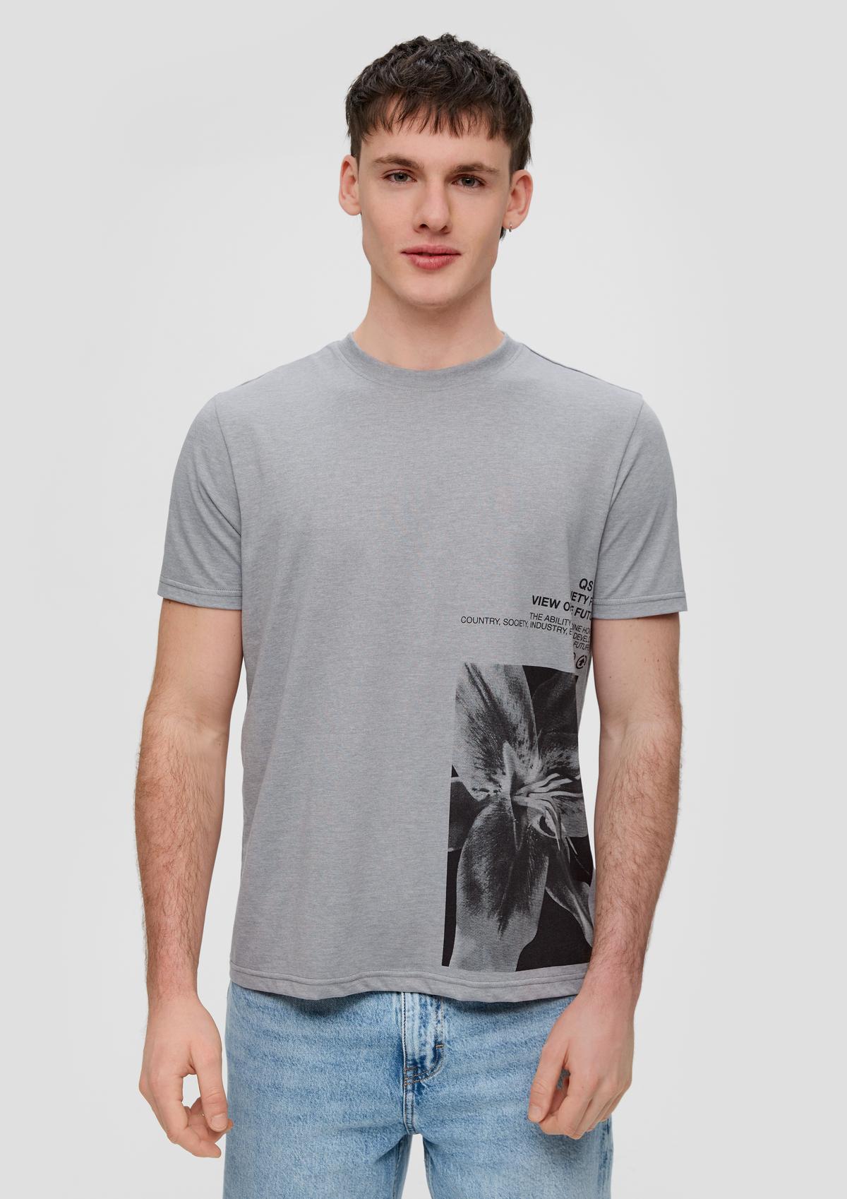 s.Oliver T-shirt en jersey imprimé sur le devant