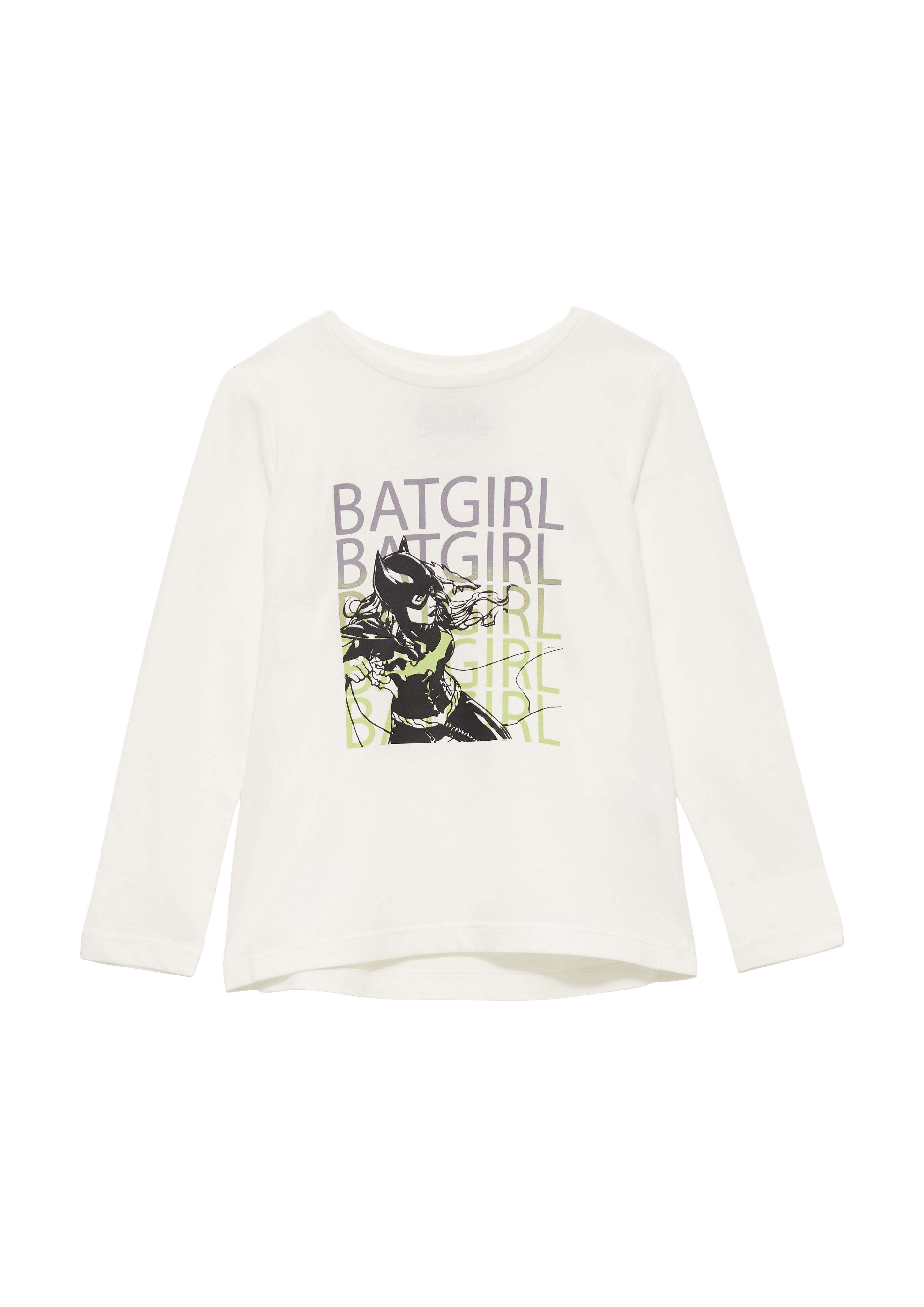 s.Oliver - Langarmshirt mit Batgirl®-Print, Kinder, creme