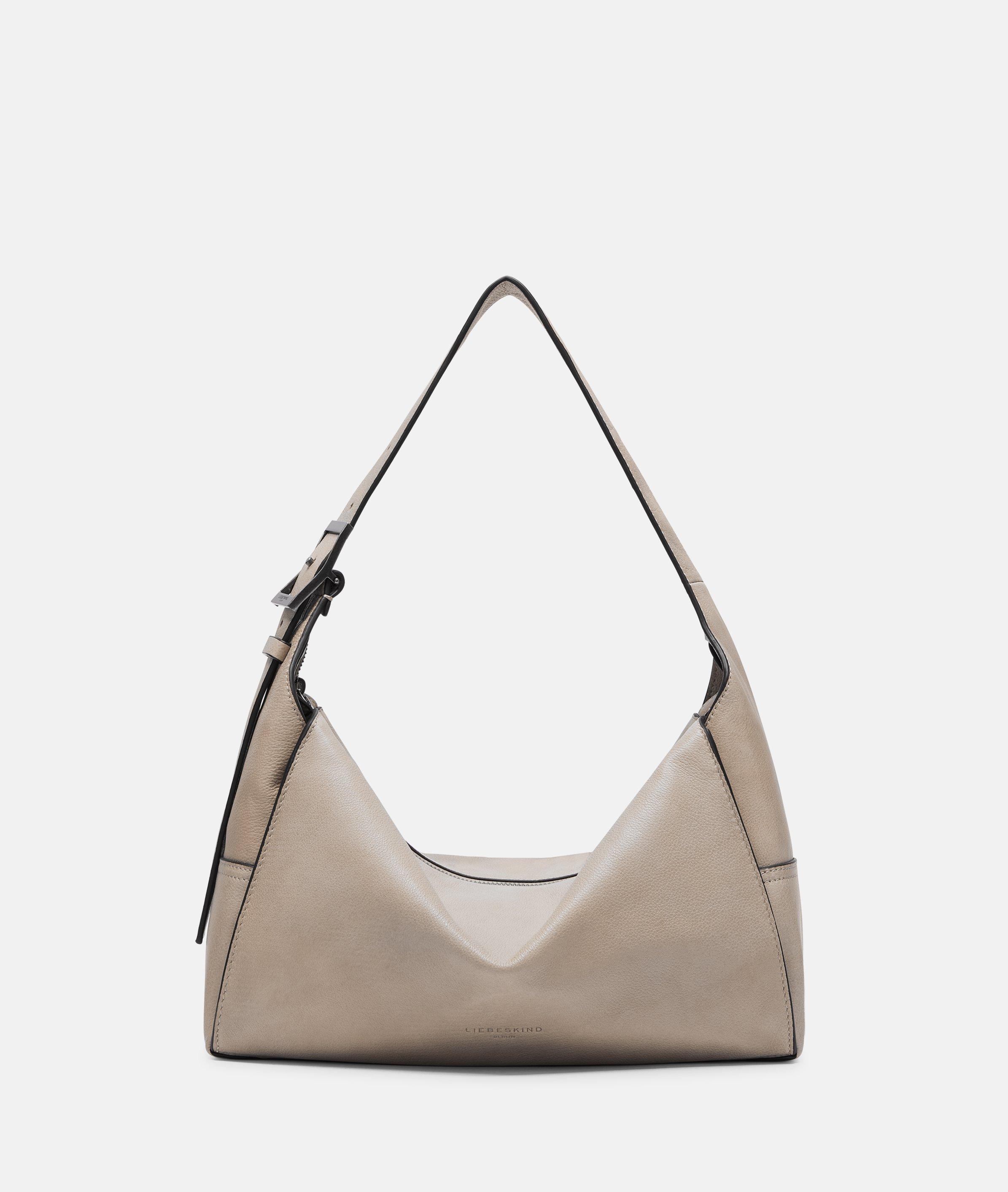 Liebeskind Berlin - Geräumige Hobo-Bag aus Yak-Leder -  Beige