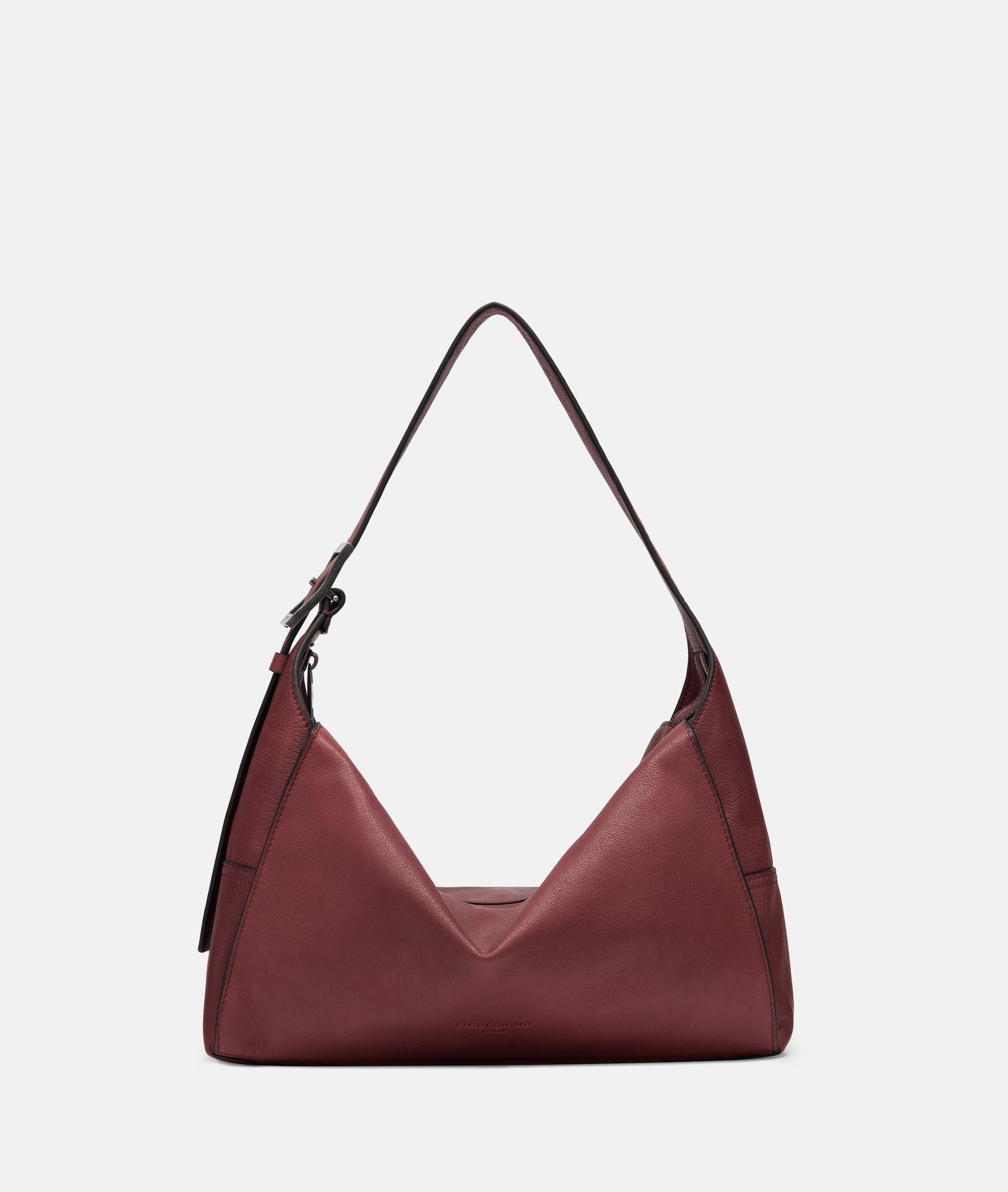 Liebeskind Berlin - Geräumige Hobo-Bag aus Yak-Leder -  rot