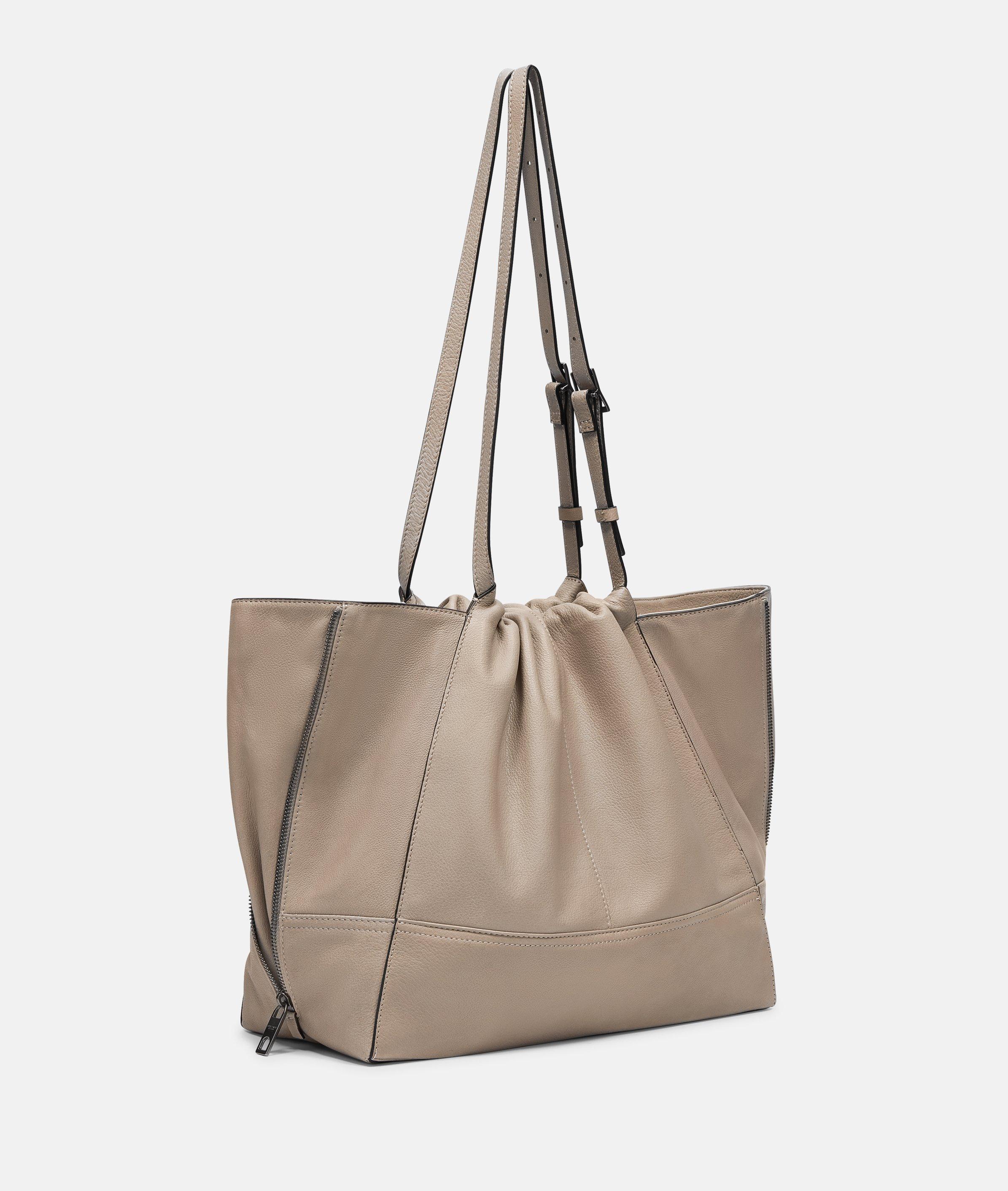 Thumbnail - Liebeskind Berlin - Großer Shopper aus Yak-Leder -  Beige