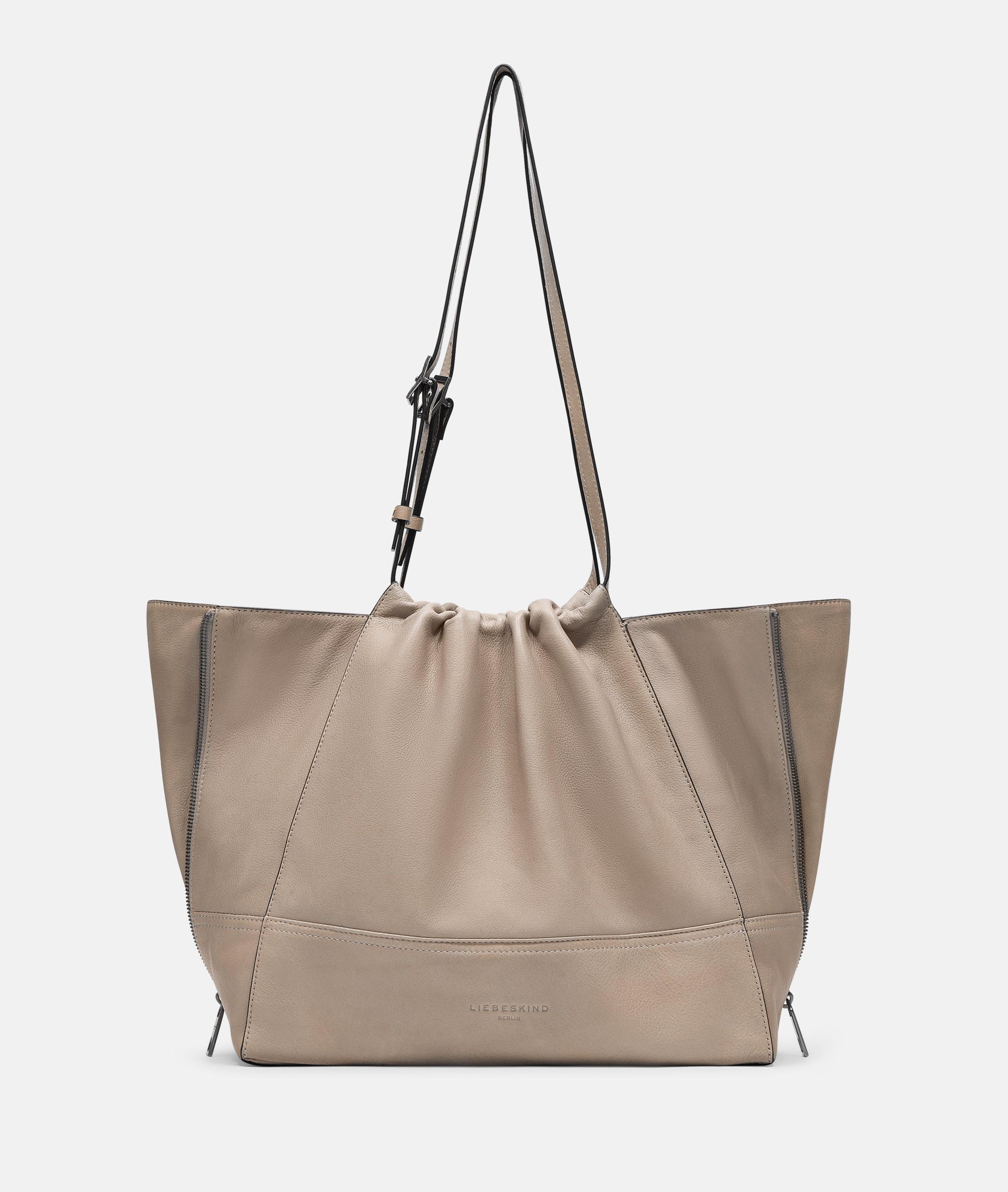 Liebeskind Berlin - Großer Shopper aus Yak-Leder -  Beige