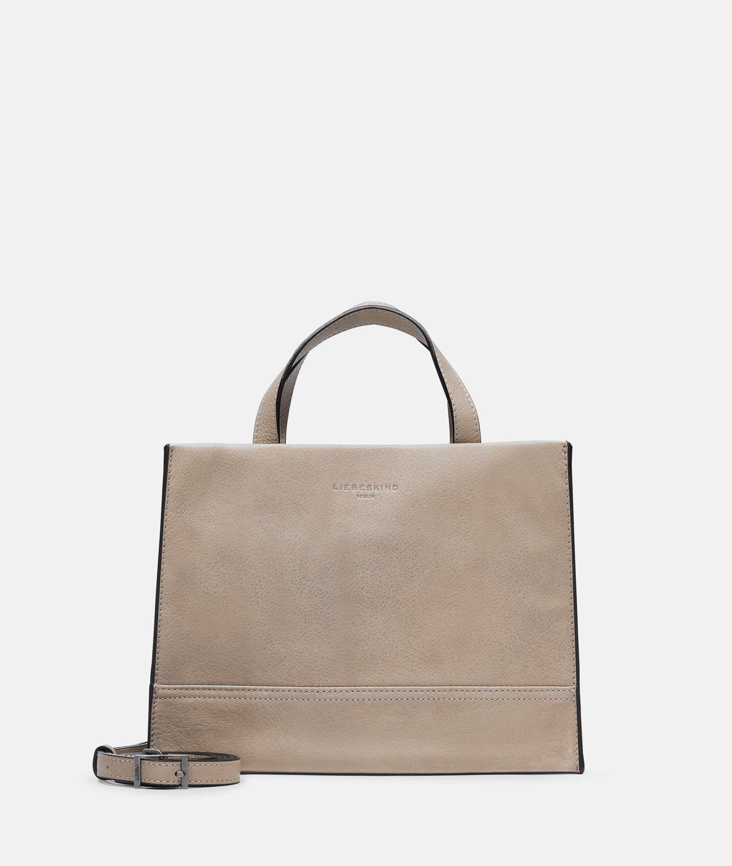 Liebeskind Berlin - Geräumige Business-Bag aus Yak-Leder -  Beige