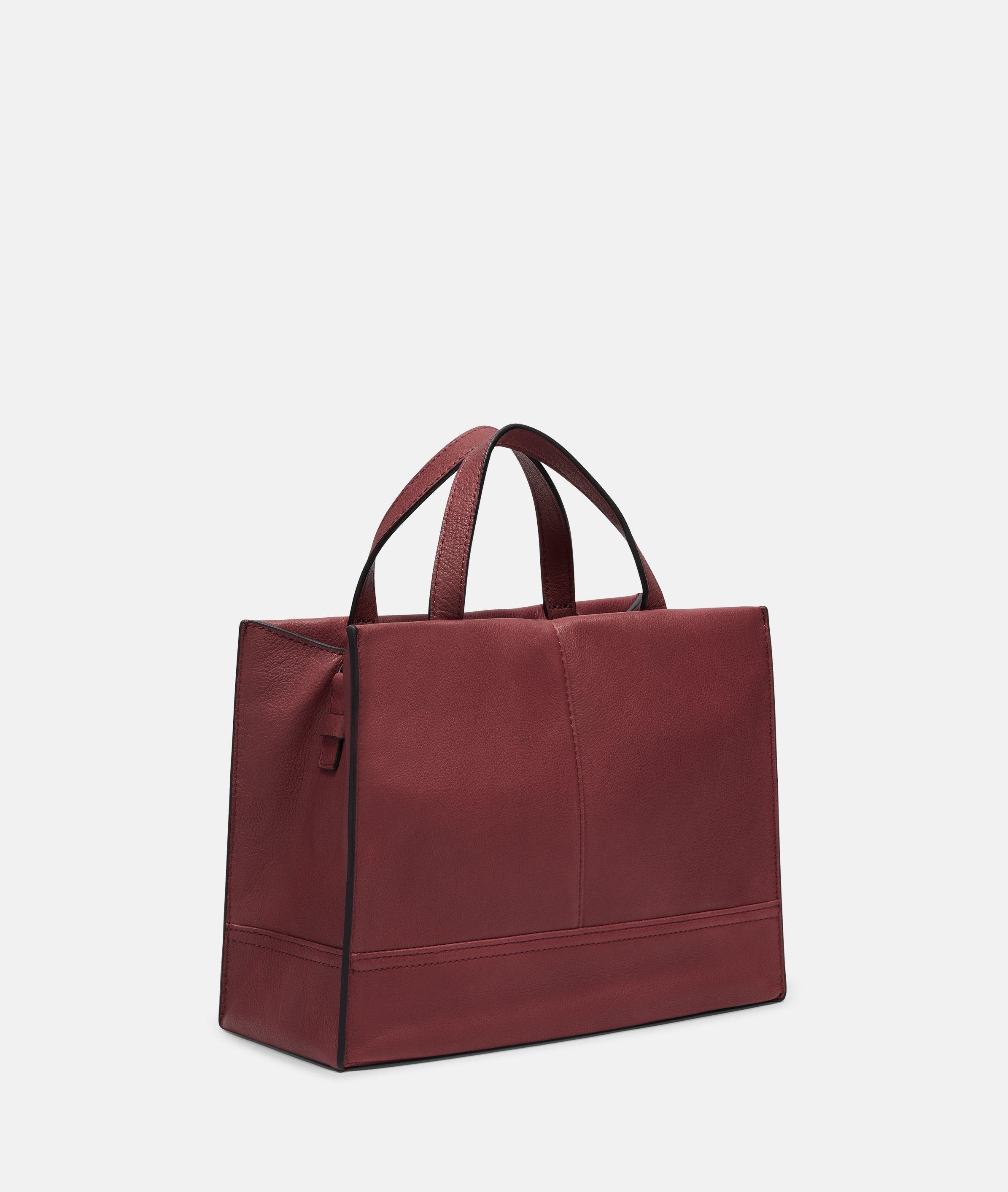Thumbnail - Liebeskind Berlin - Geräumige Business-Bag aus Yak-Leder -  rot