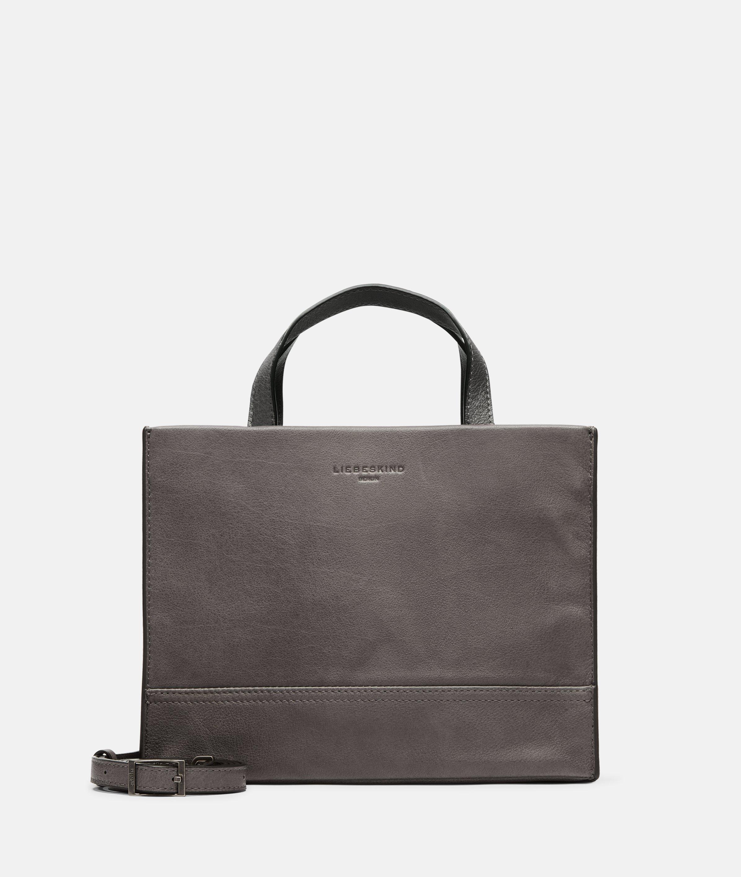 Liebeskind Berlin - Geräumige Business-Bag aus Yak-Leder -  grau