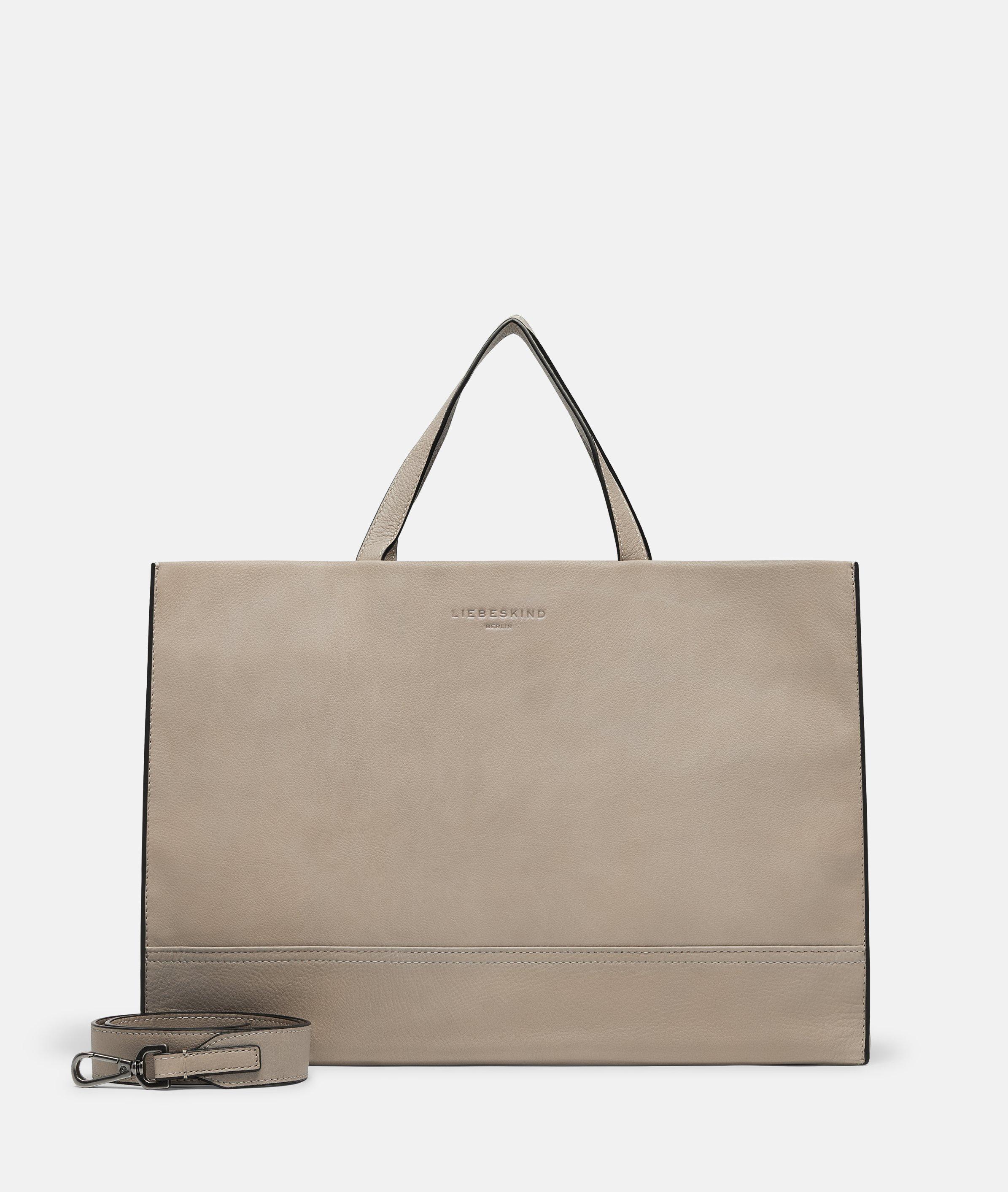 Liebeskind Berlin - Große Business-Bag in Yak-Leder -  Beige