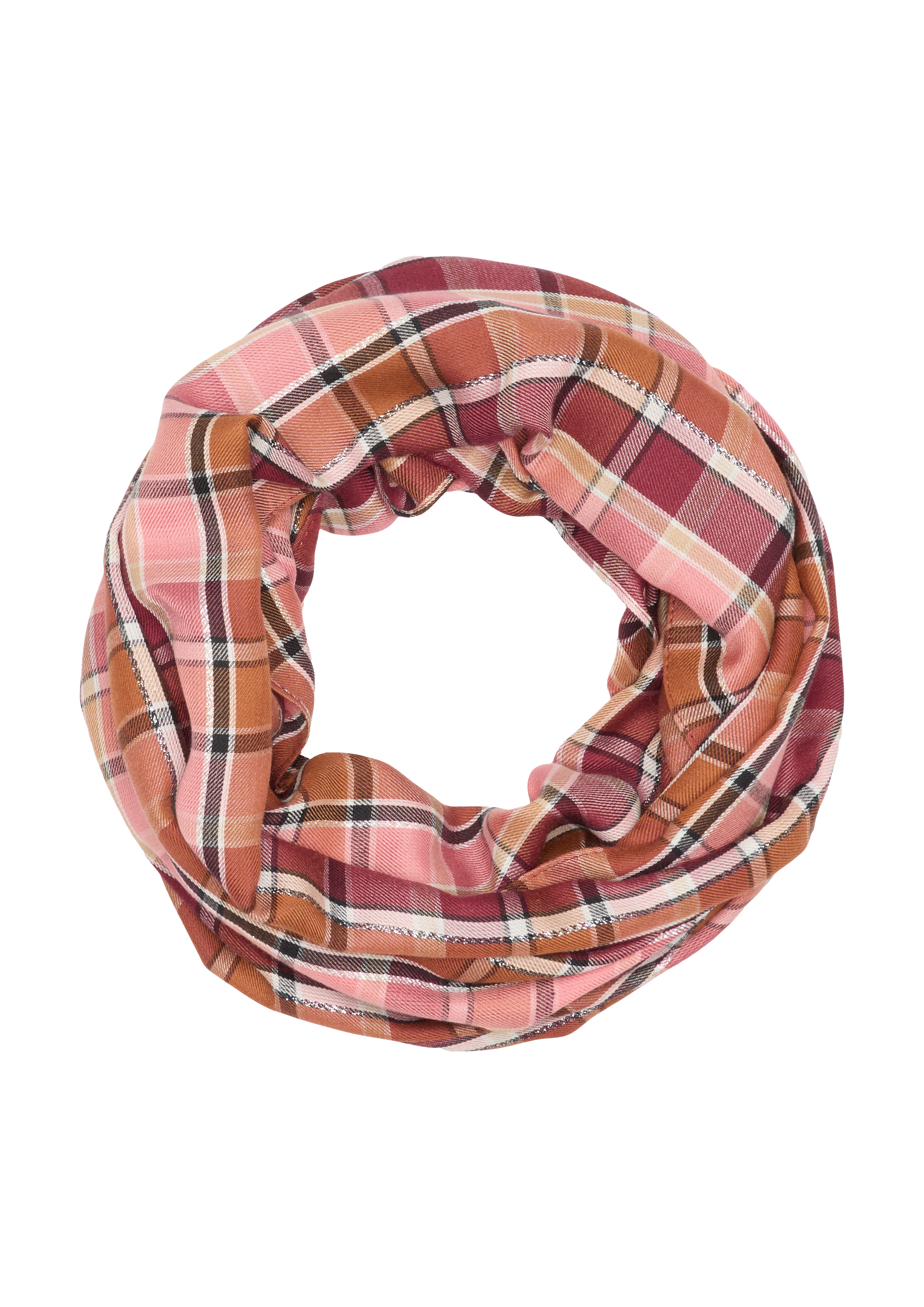 s.Oliver - Weicher Loop-Schal aus Twill, Damen, rot