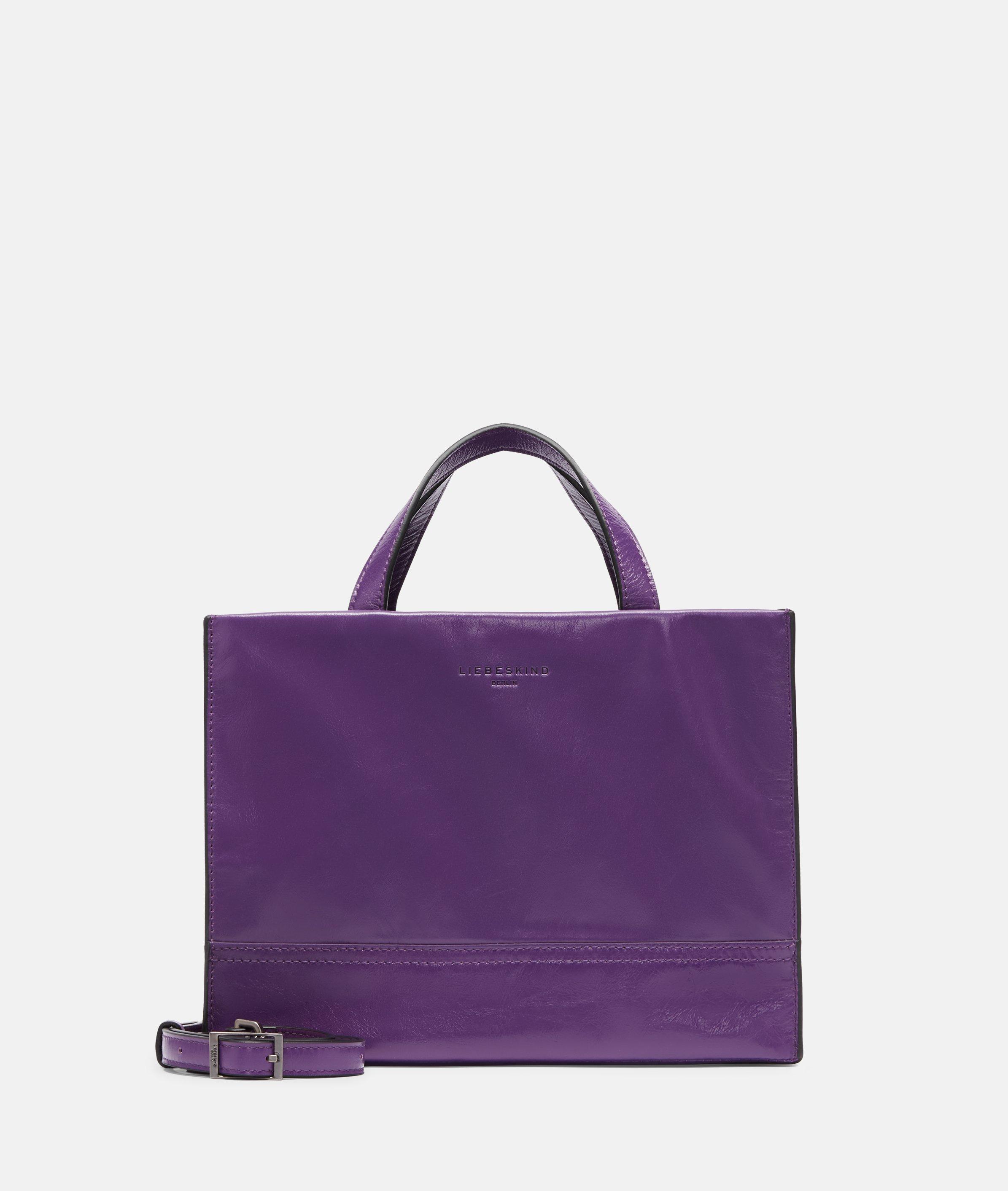 Liebeskind Berlin - Business-Bag in Crinkle-Optik -  lila