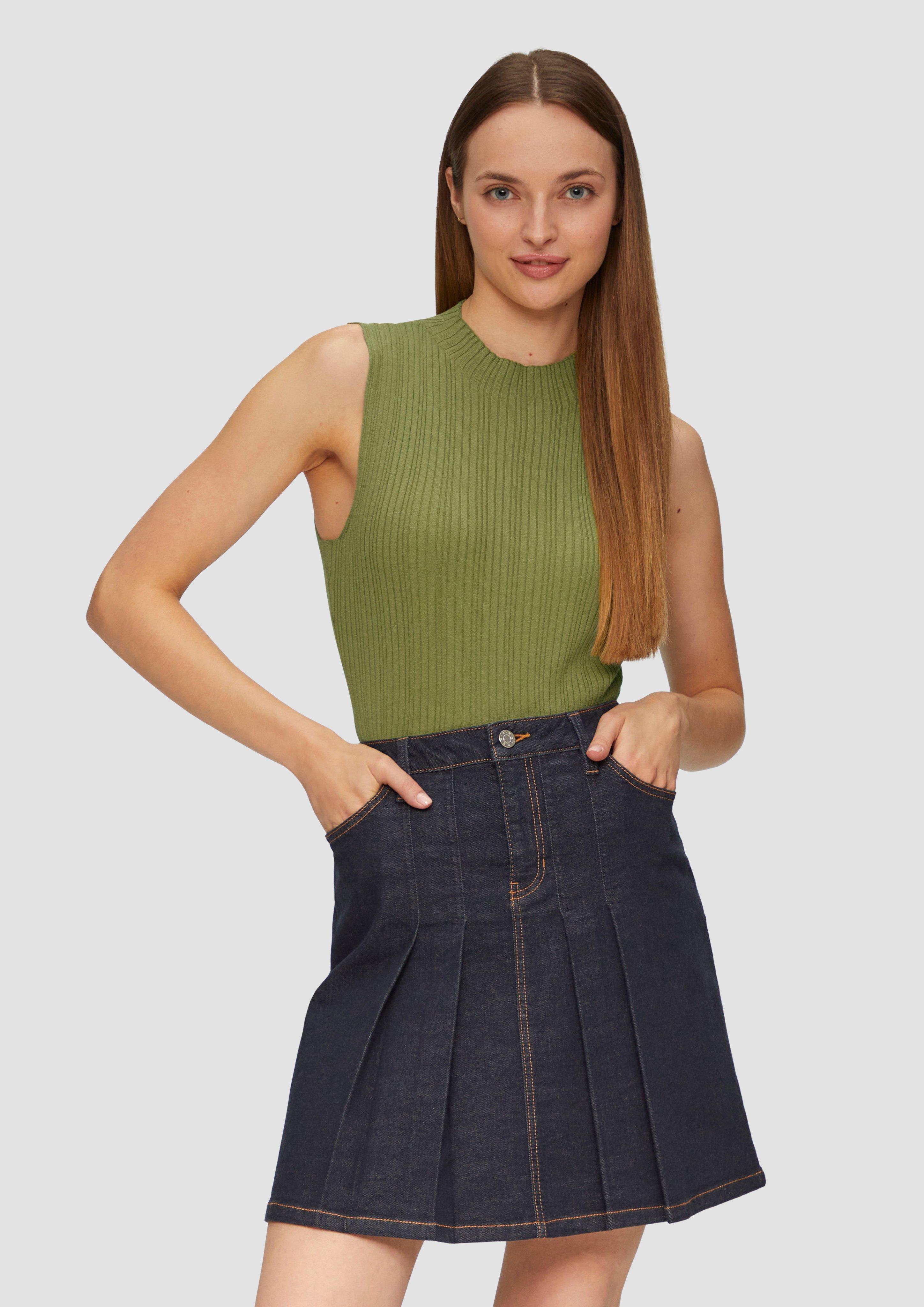 Pletený svetr bez rukávů in 