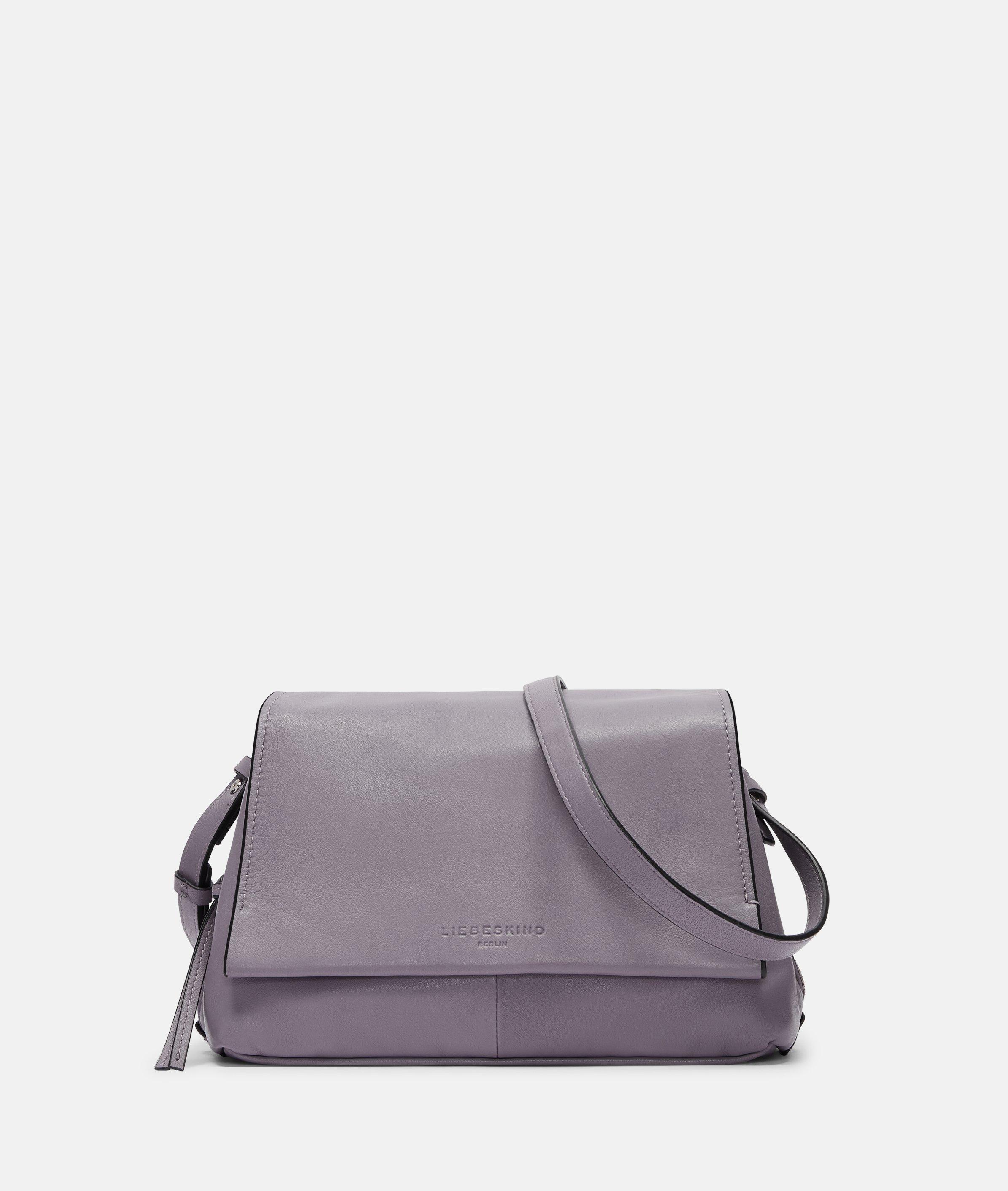 Liebeskind Berlin - Geräumige Crossbody-Bag aus weichem Leder -  lila