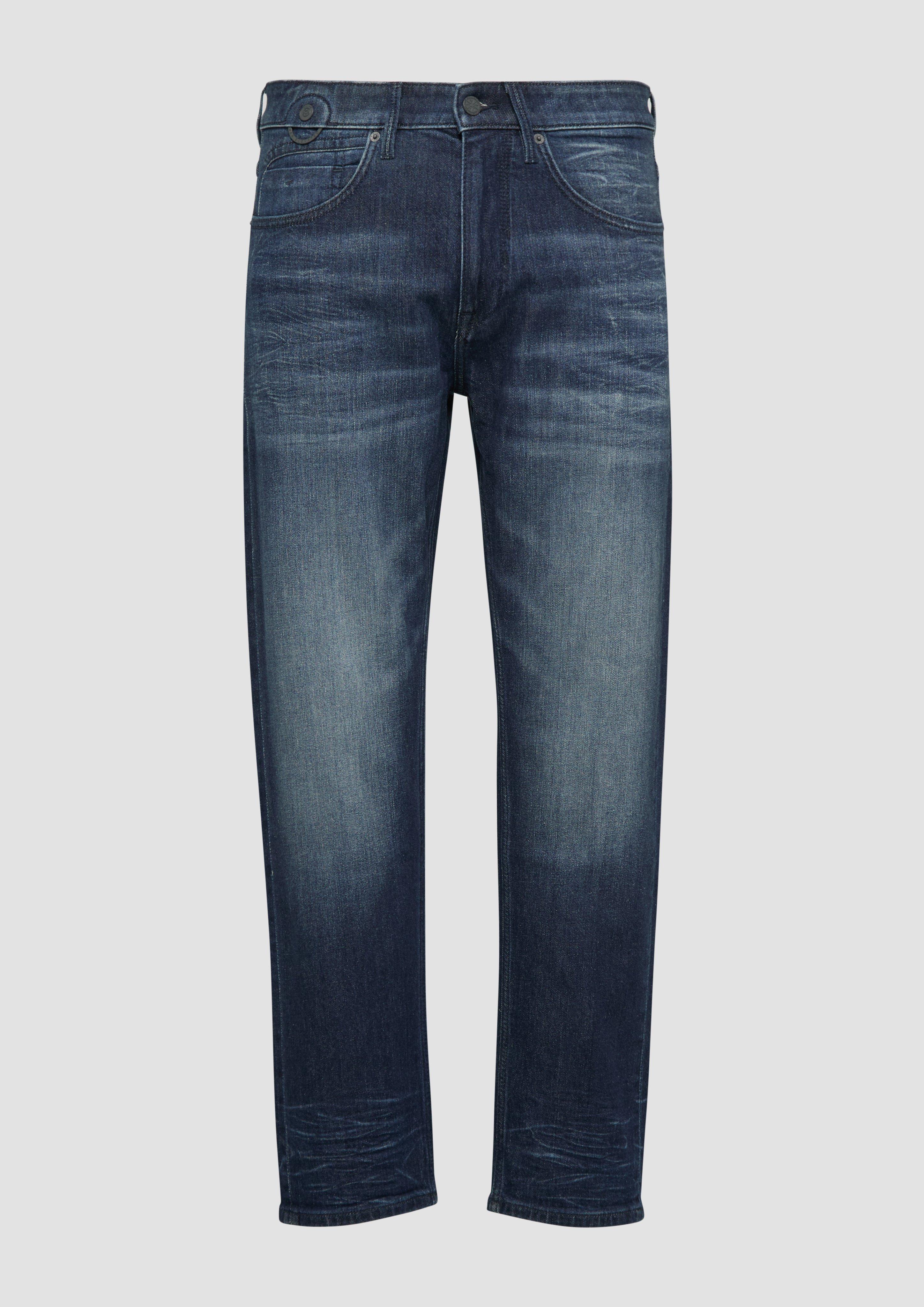 s.Oliver - Jeans Mauro / Regular Fit / Mid Rise / Tapered Leg, Herren, blau