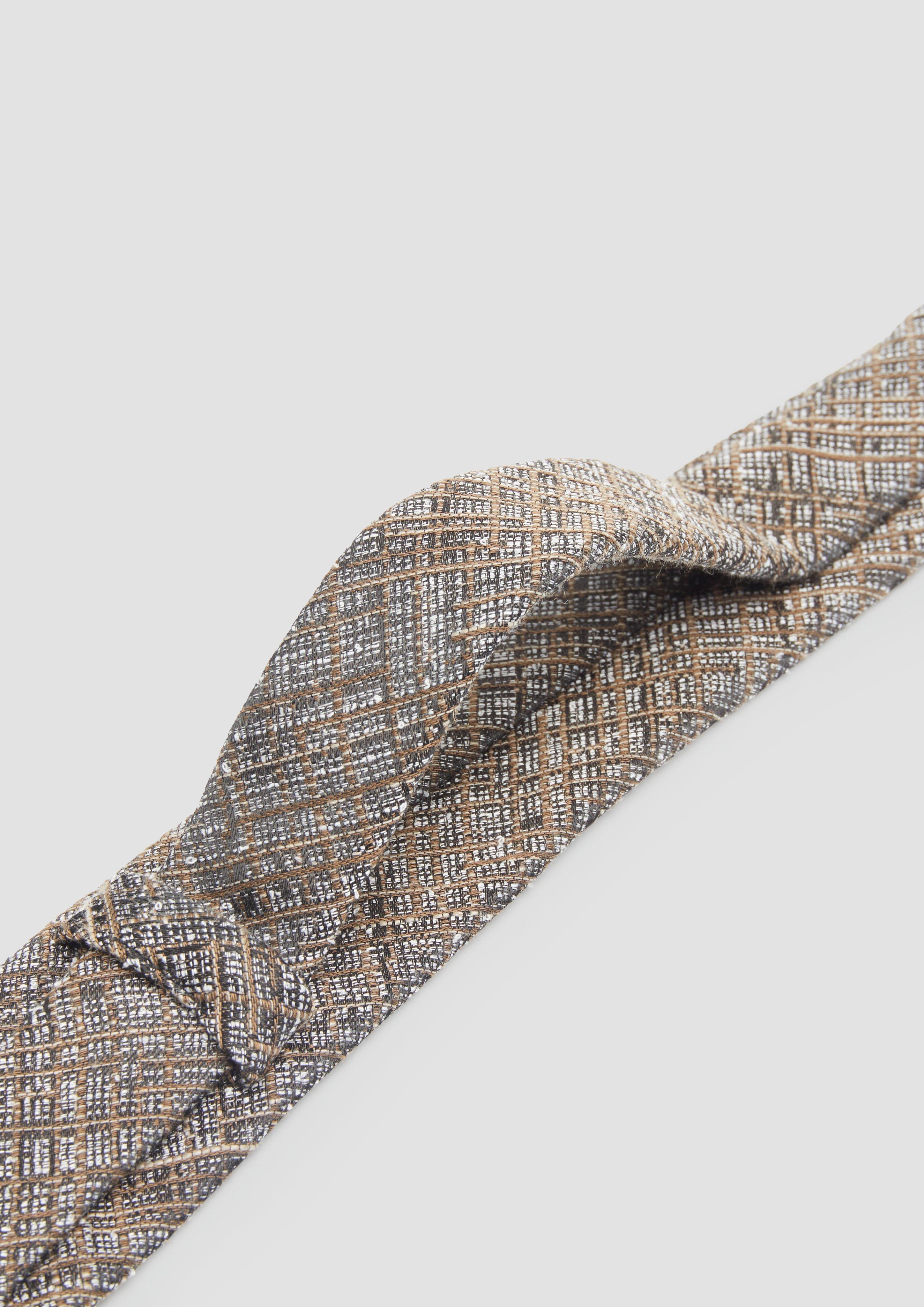 s.Oliver Strukturierte Krawatte aus Seidenmix