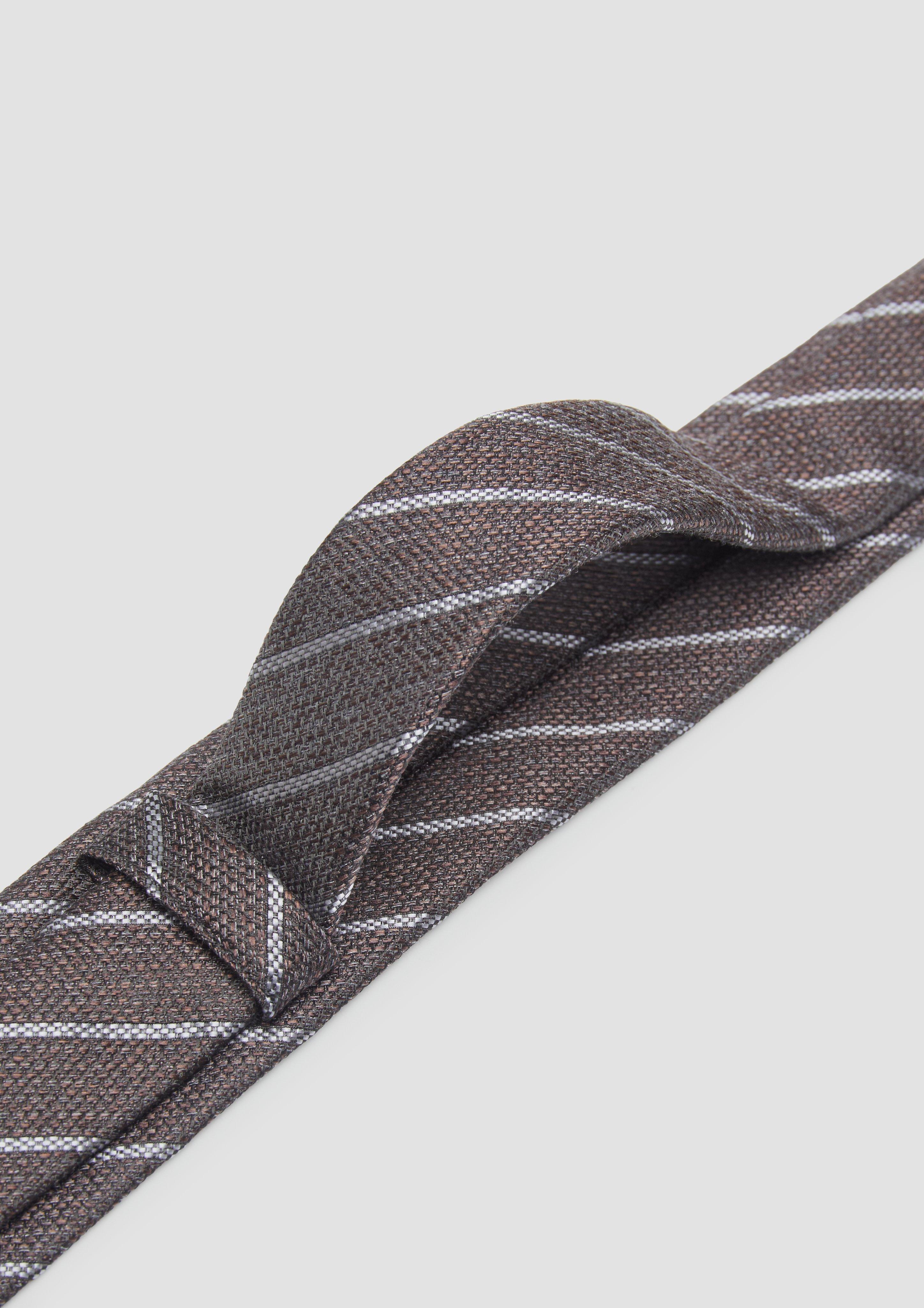 s.Oliver Gestreifte Krawatte aus Seidenmix