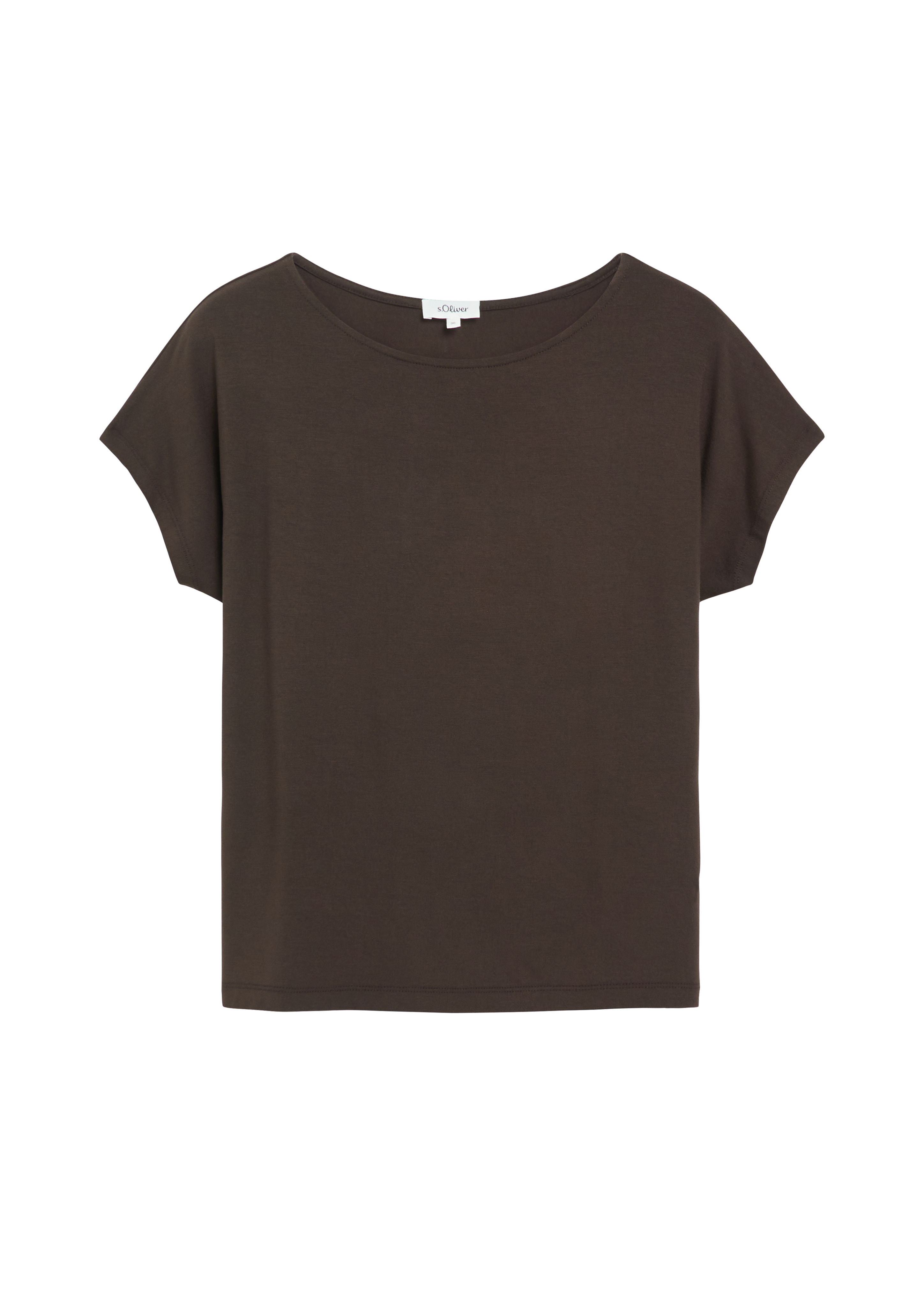 s.Oliver Fließendes Jersey-Shirt Mit überschnittenen Schultern