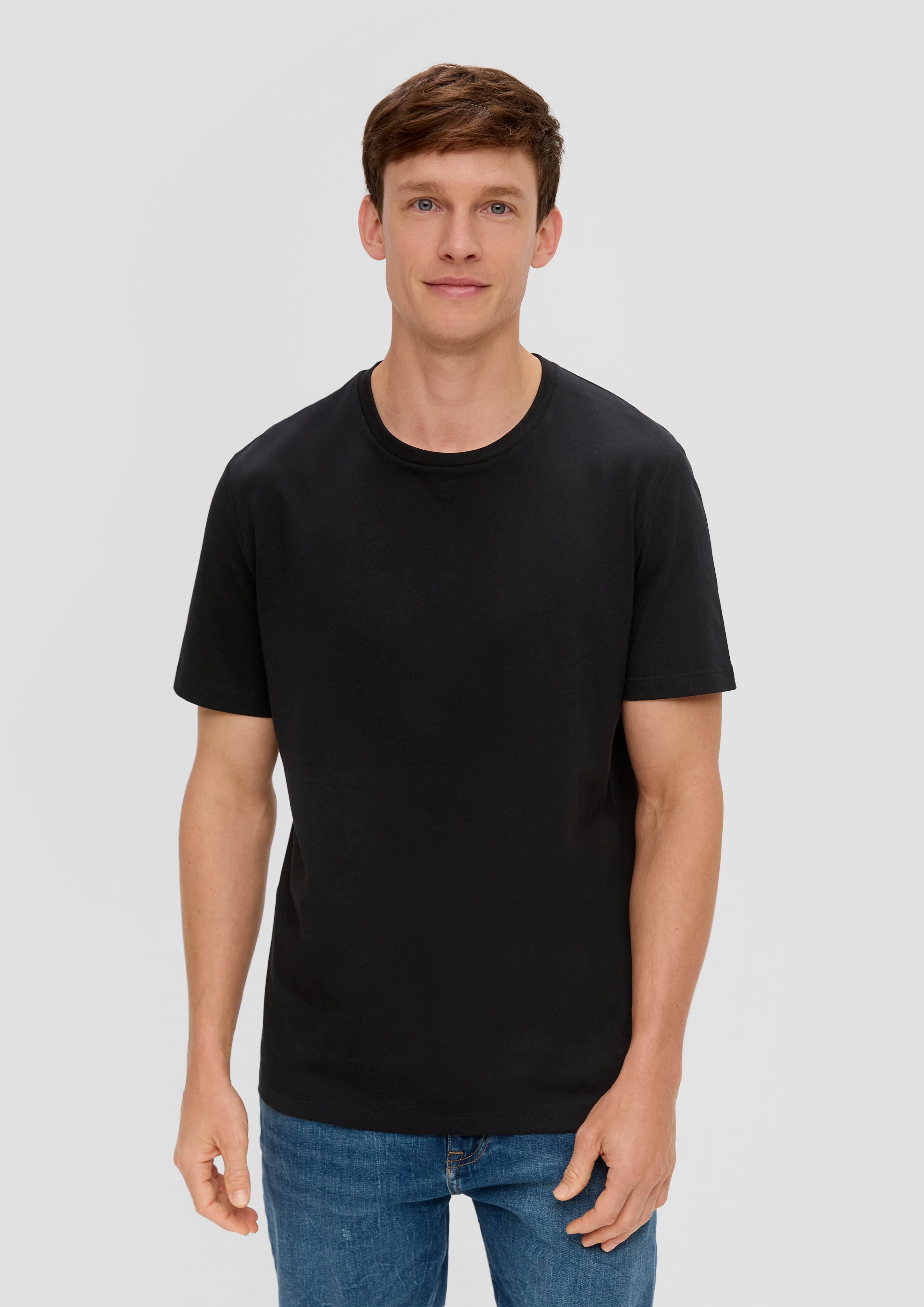 S.Oliver Basic-T-Shirt aus Baumwolle im 2er-Pack