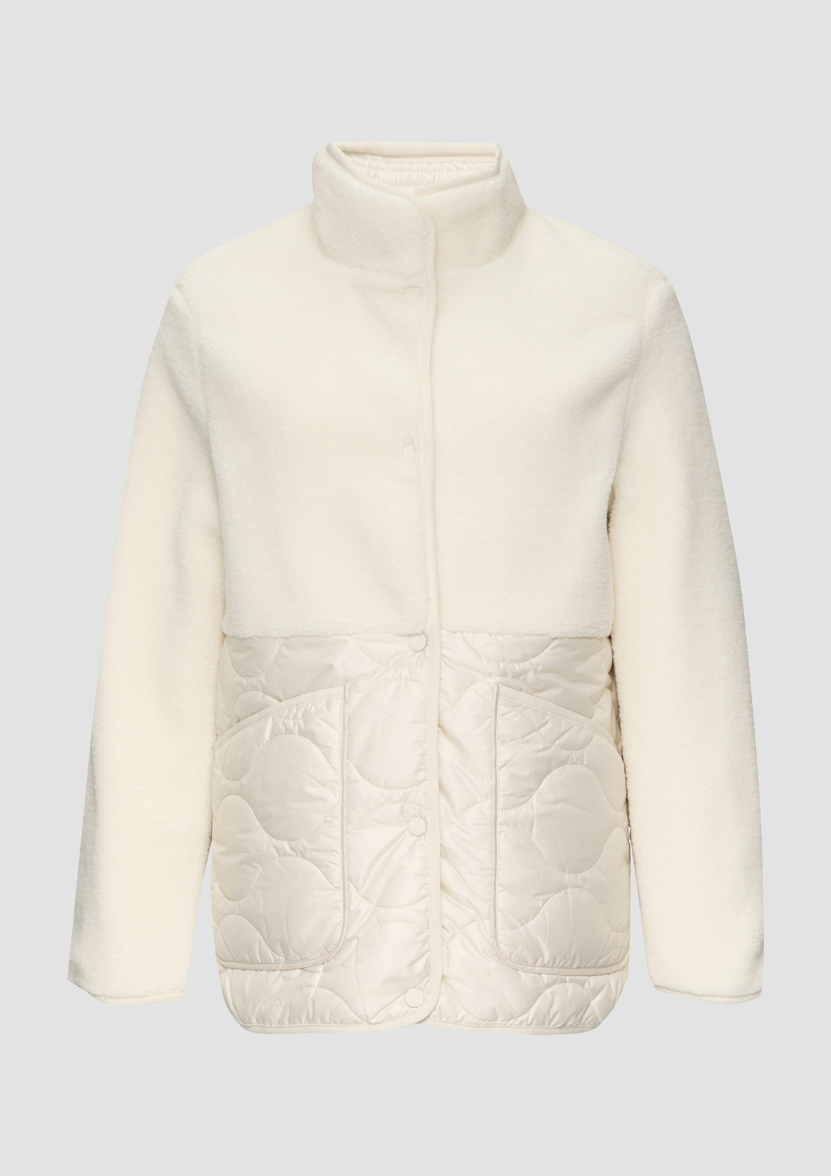 s.Oliver - Wendejacke mit Teddyplüsch, Damen, creme