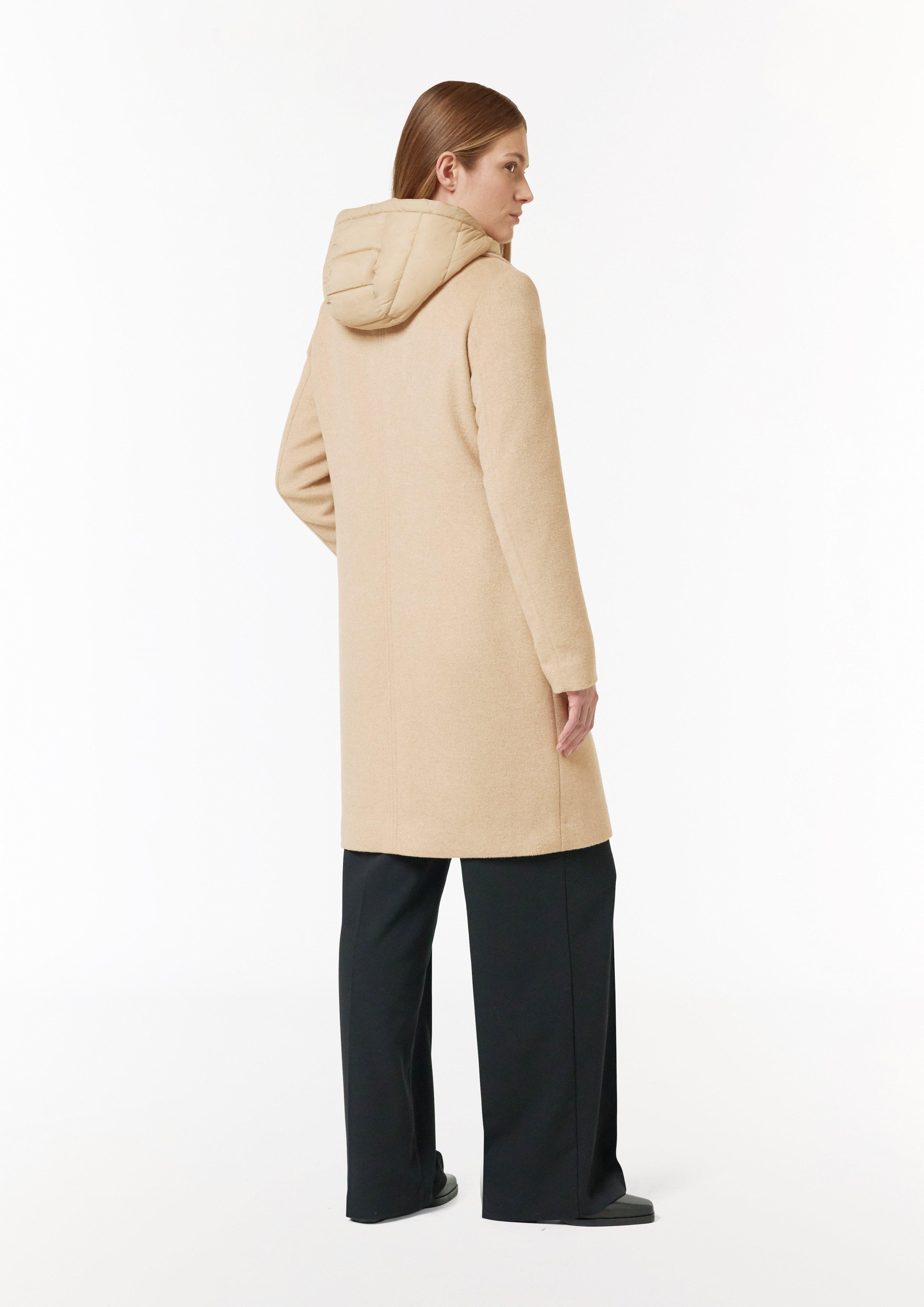 ジャケット・アウター ANATOMICA CAPE OFF BROWN ORGANIC WOOL Jasmine Reversible Sheepskin Cape | Overland