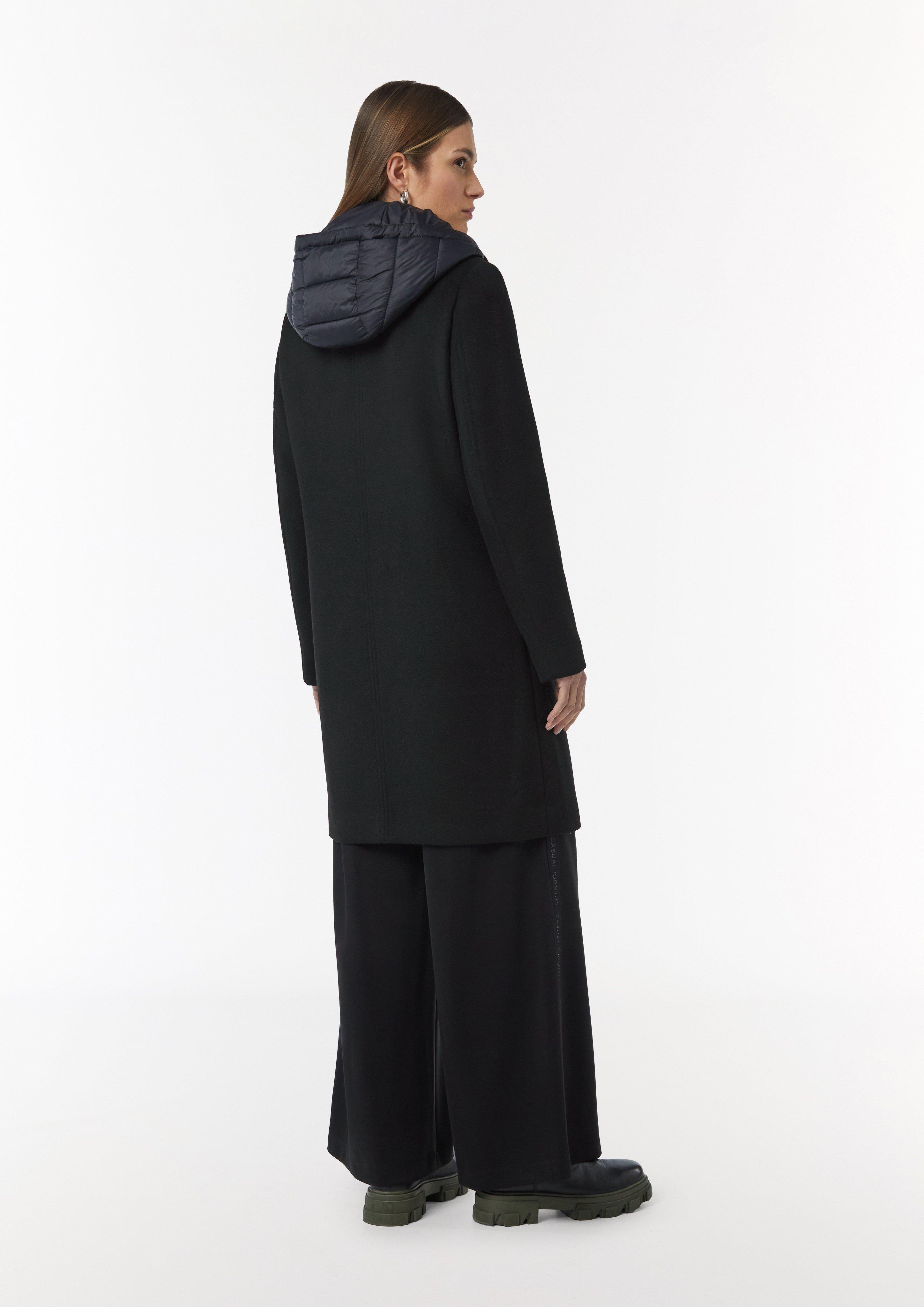 Coat with a removable insert - black | Comma Coat with a removable insert - black | Comma