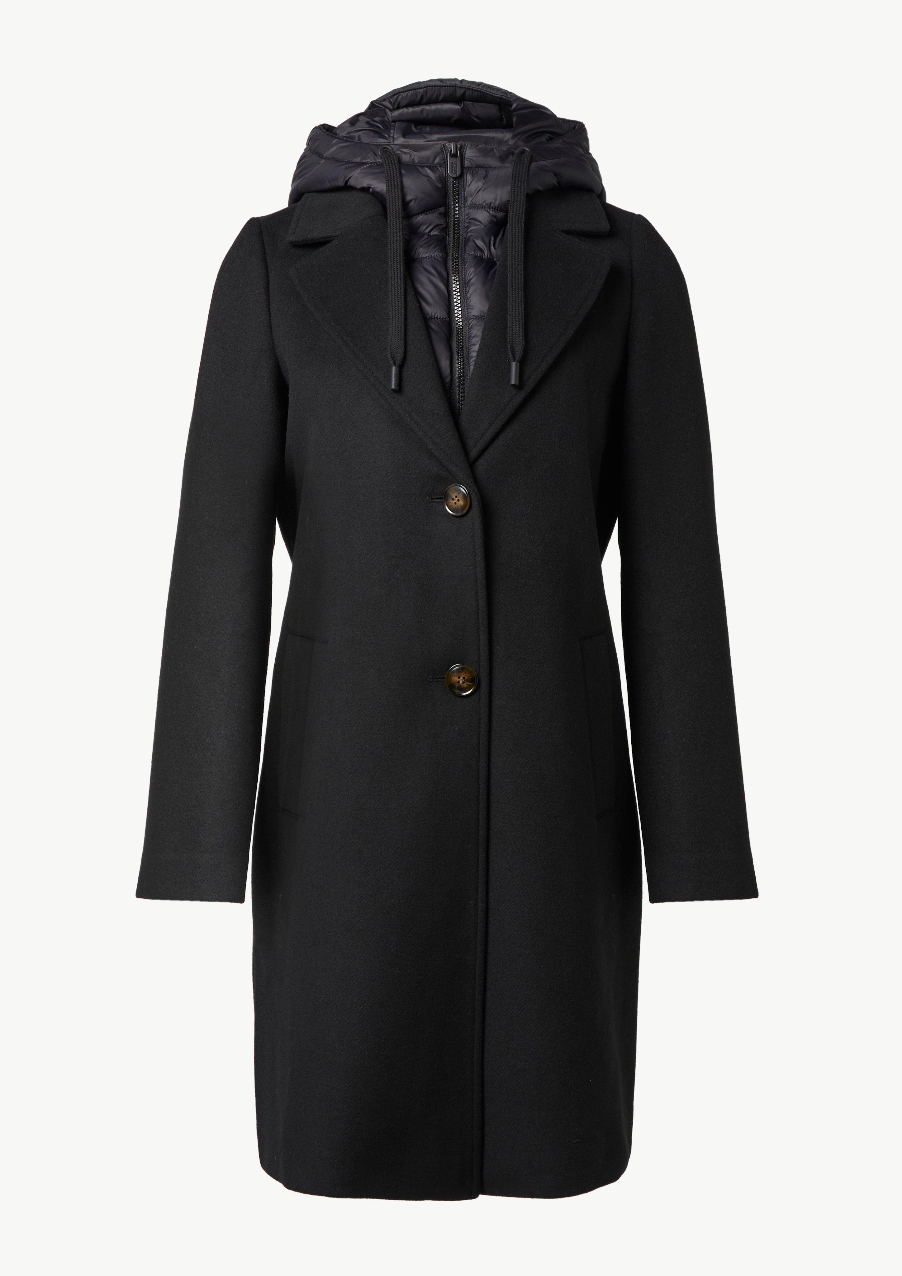 Coat with a removable insert - black | Comma Coat with a removable insert - black | Comma