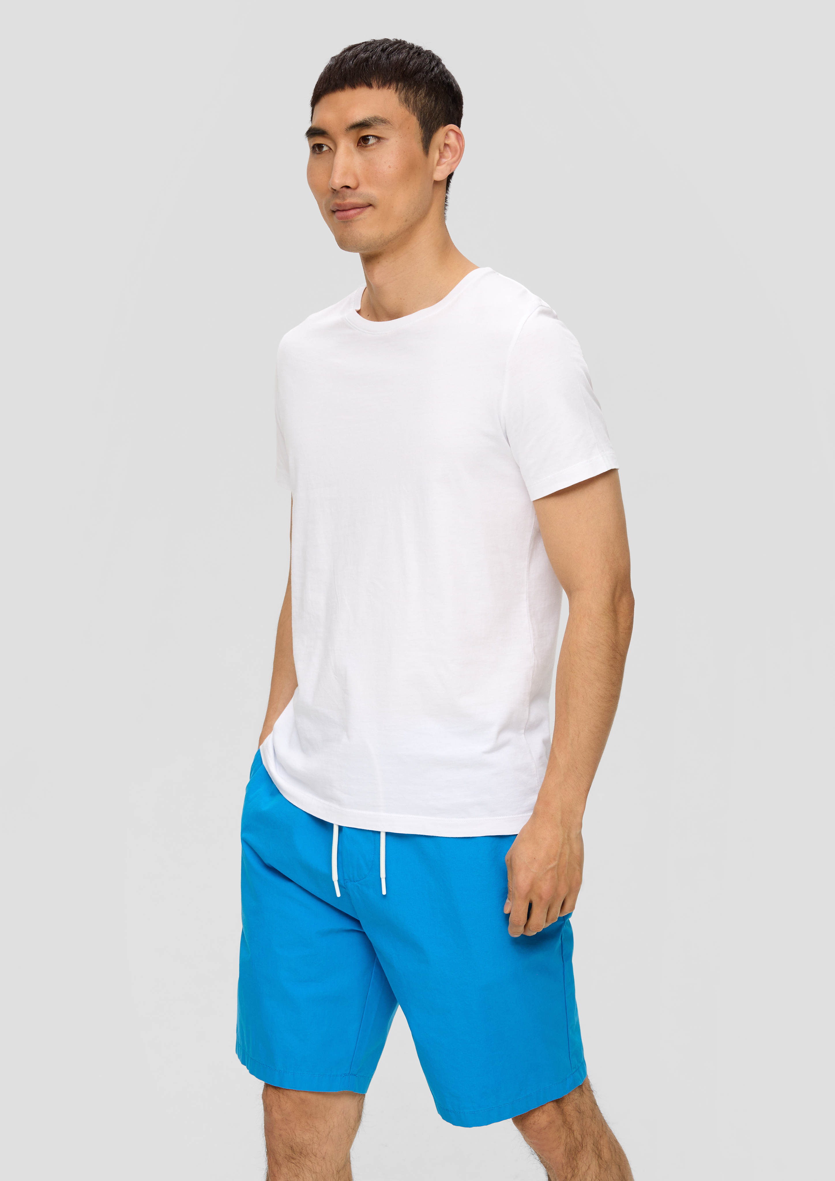 S.Oliver Chino-Shorts im Relaxed Fit mit Elastikbund