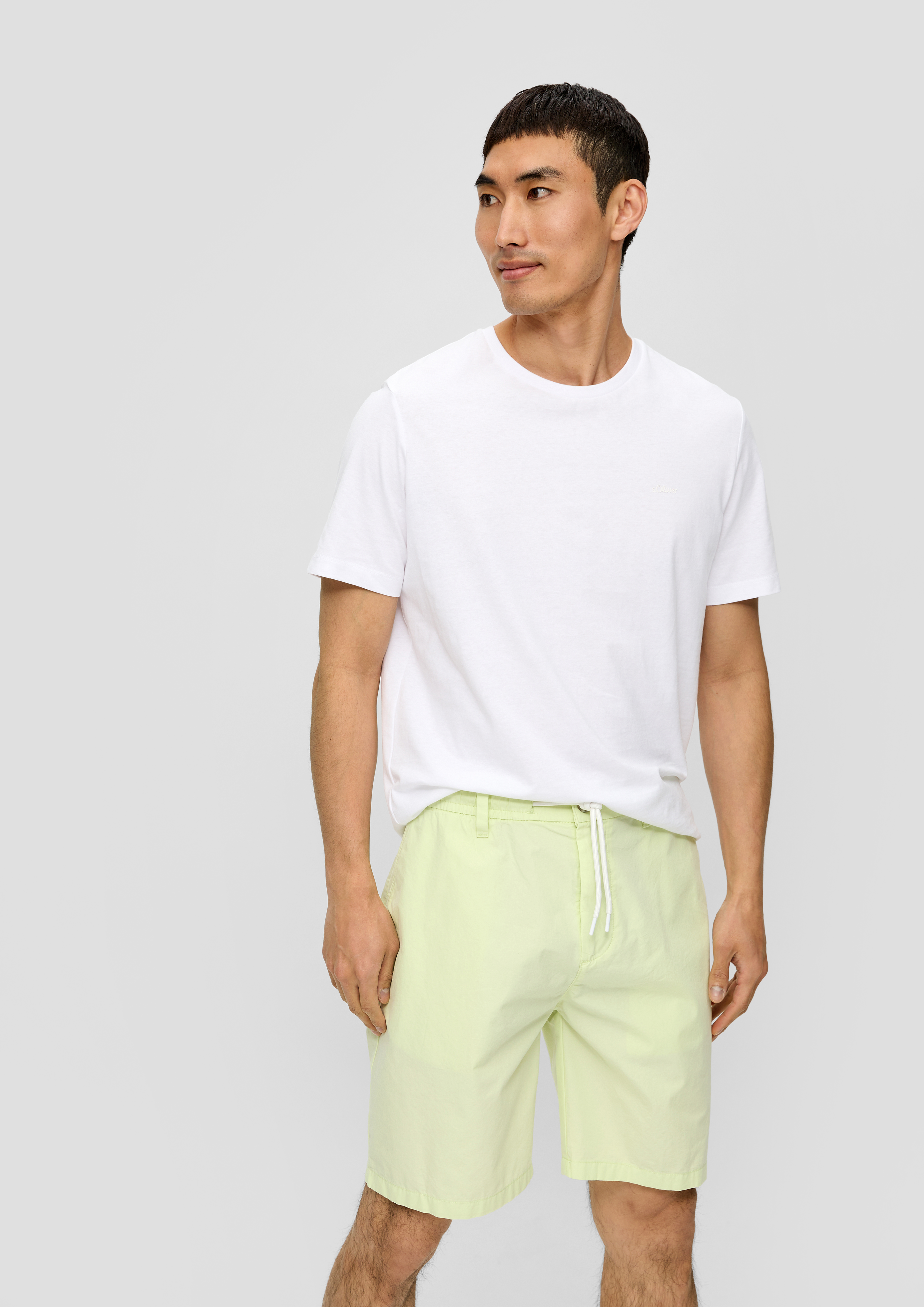 S.Oliver Chino-Shorts im Relaxed Fit mit Elastikbund