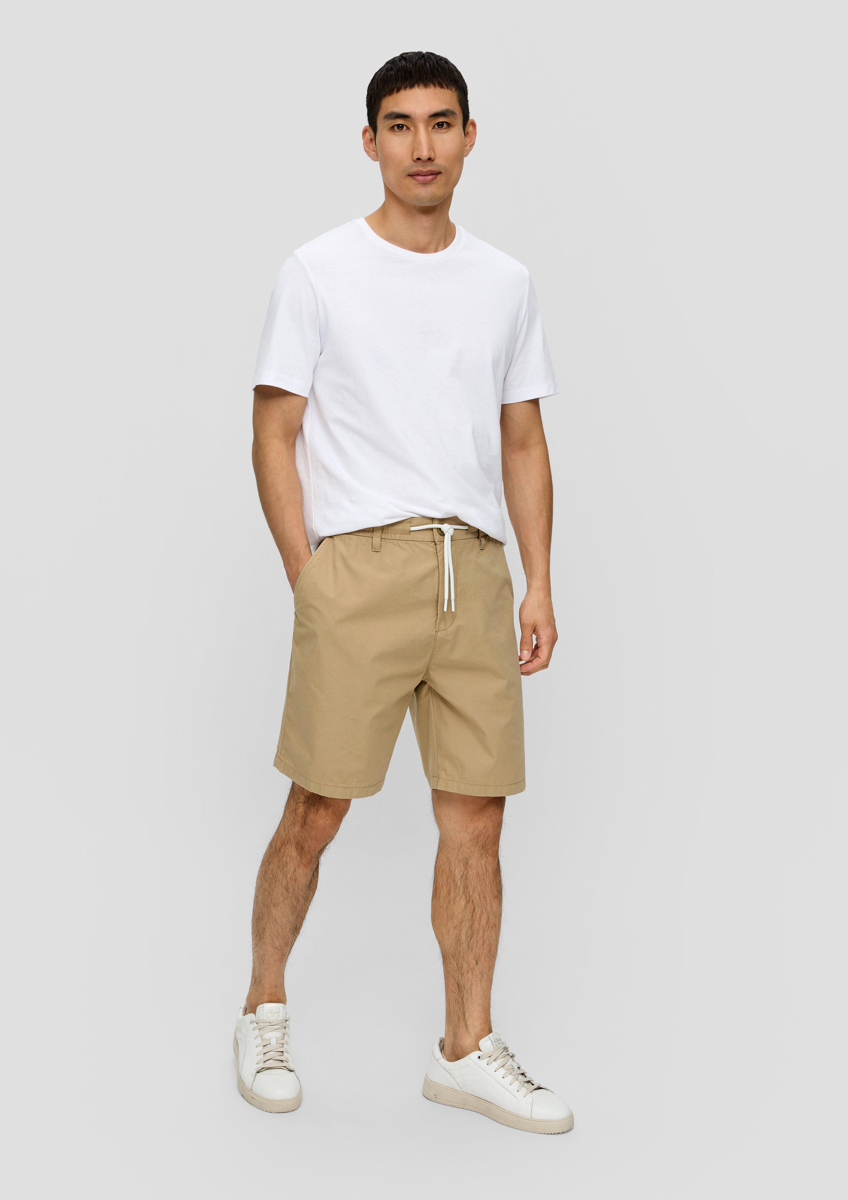 S.Oliver Chino-Shorts im Relaxed Fit mit Elastikbund