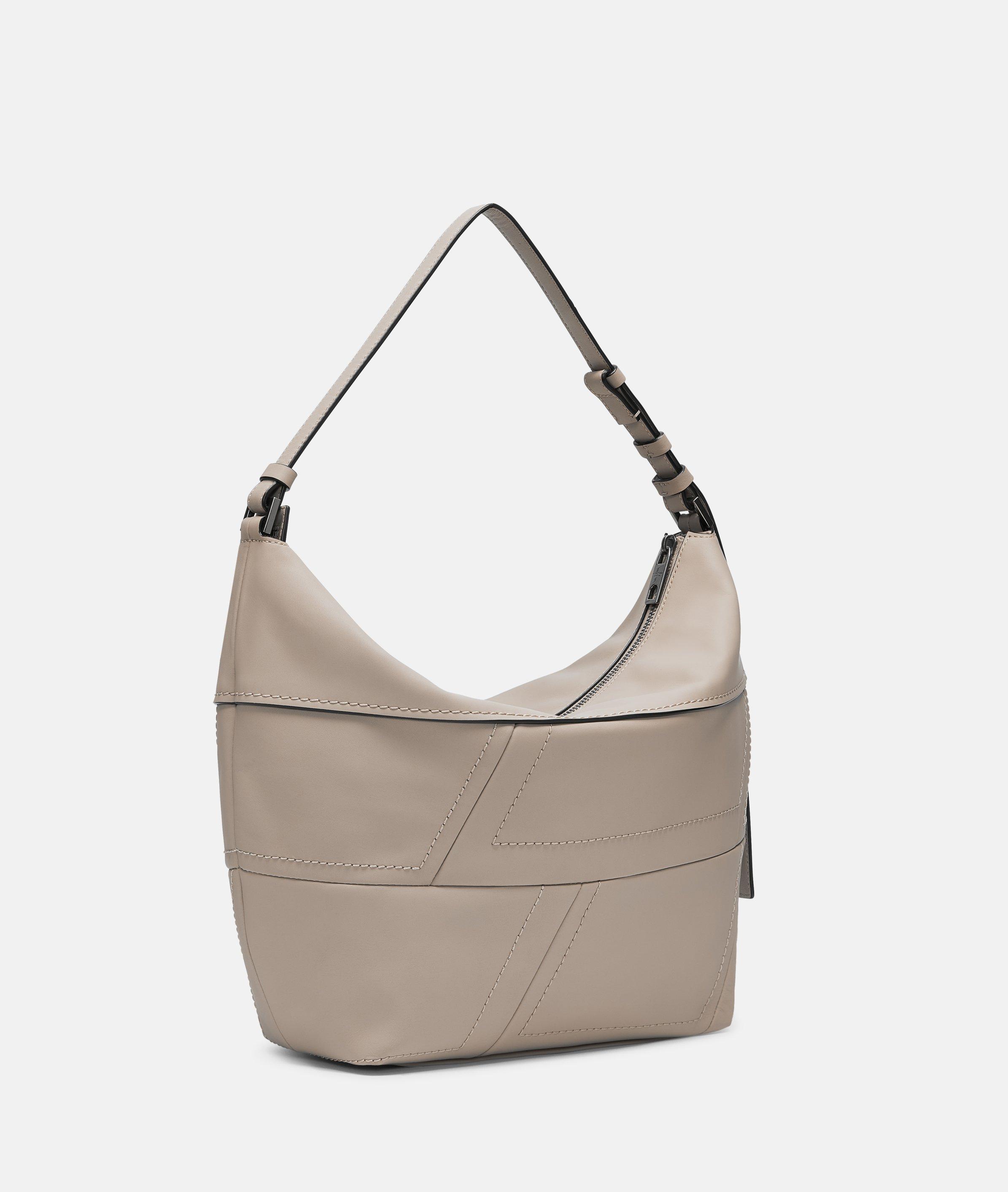 Thumbnail - Liebeskind Berlin - Geräumige Hobo-Bag aus Nappaleder -  Beige