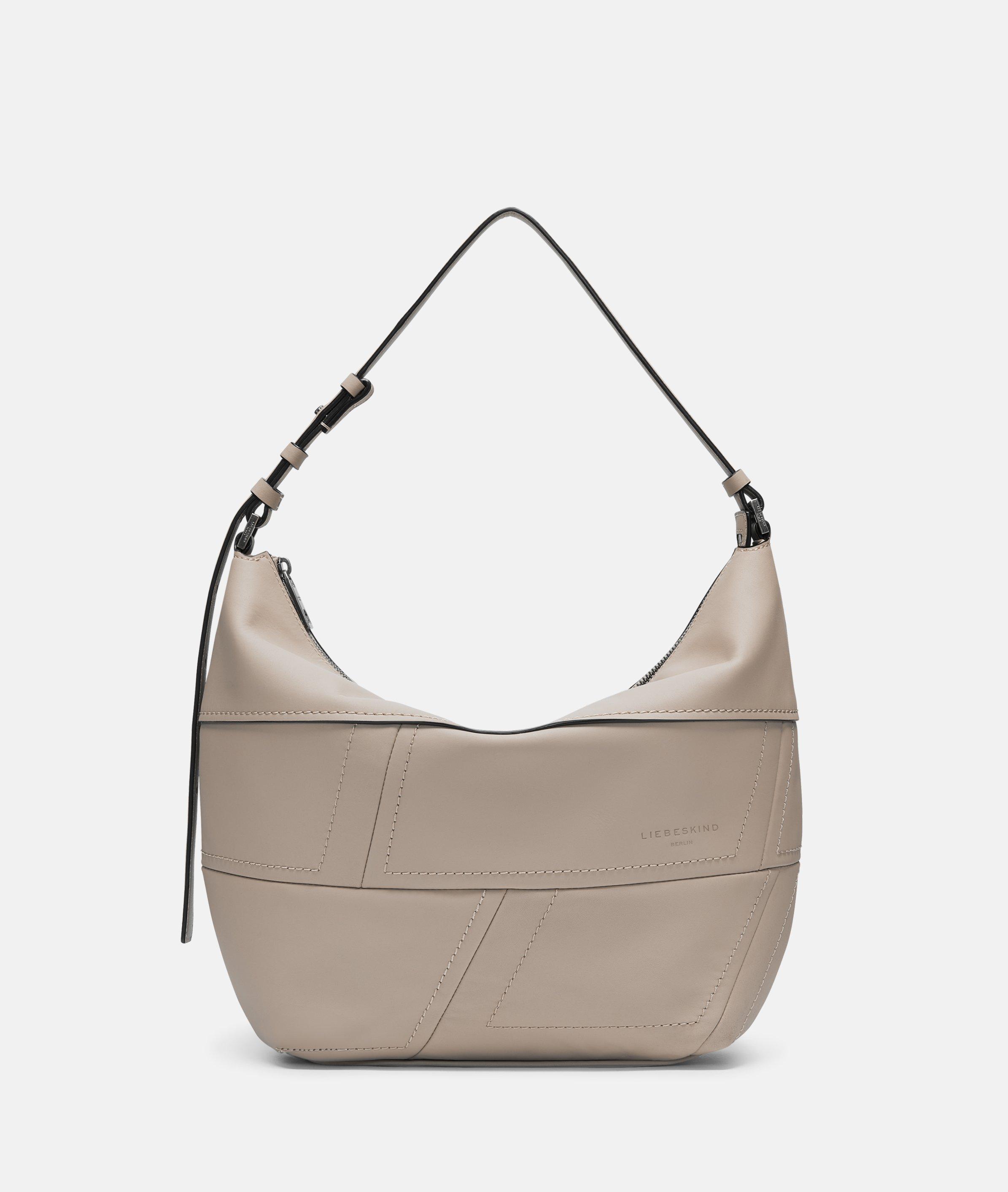 Liebeskind Berlin - Geräumige Hobo-Bag aus Nappaleder -  Beige