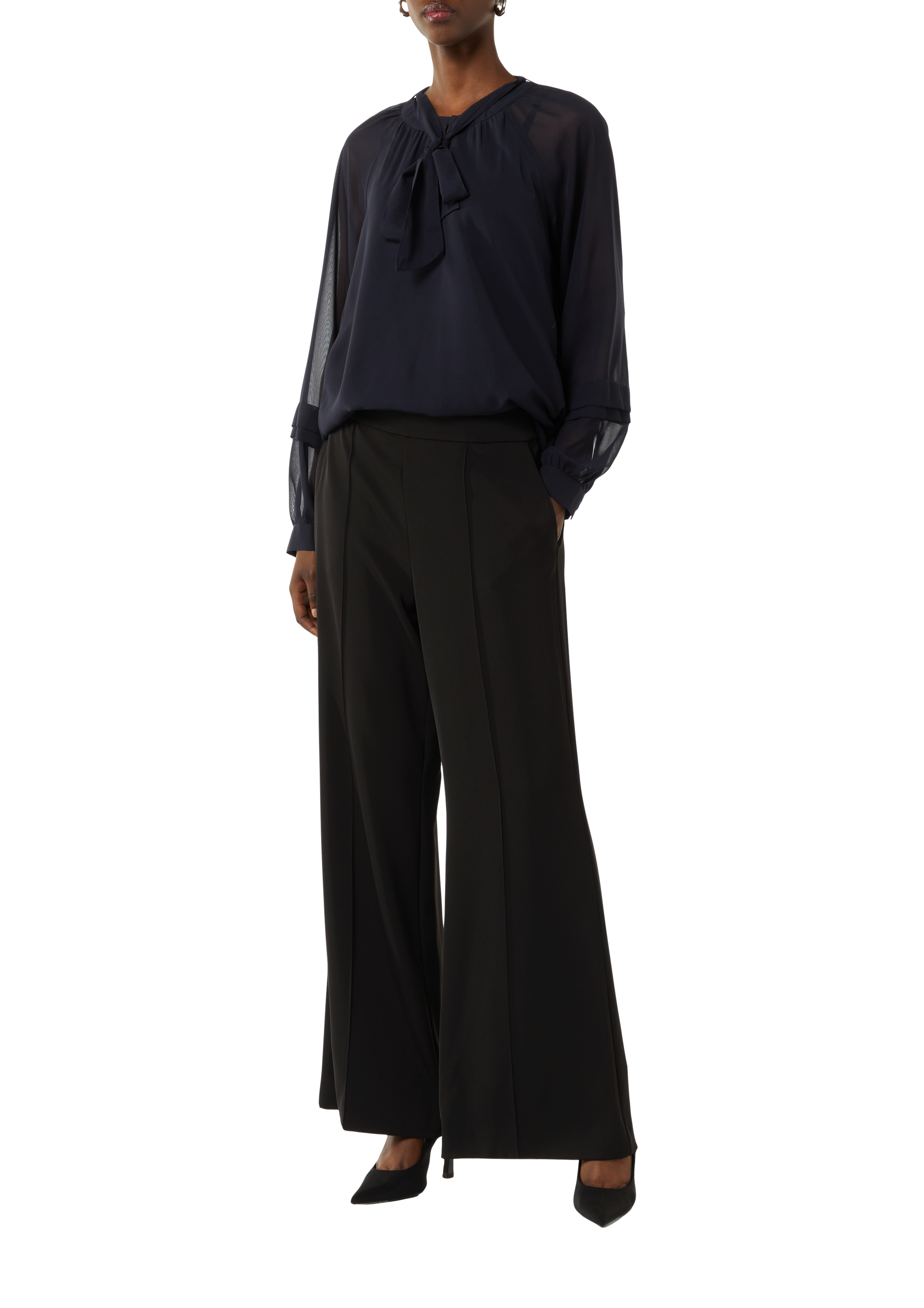シャツ/ブラウス(長袖/七分) Her lip to - Her lip to Ruffled Pussy Bow Blouse Ruffled Pussy Bow Blouse,レディース