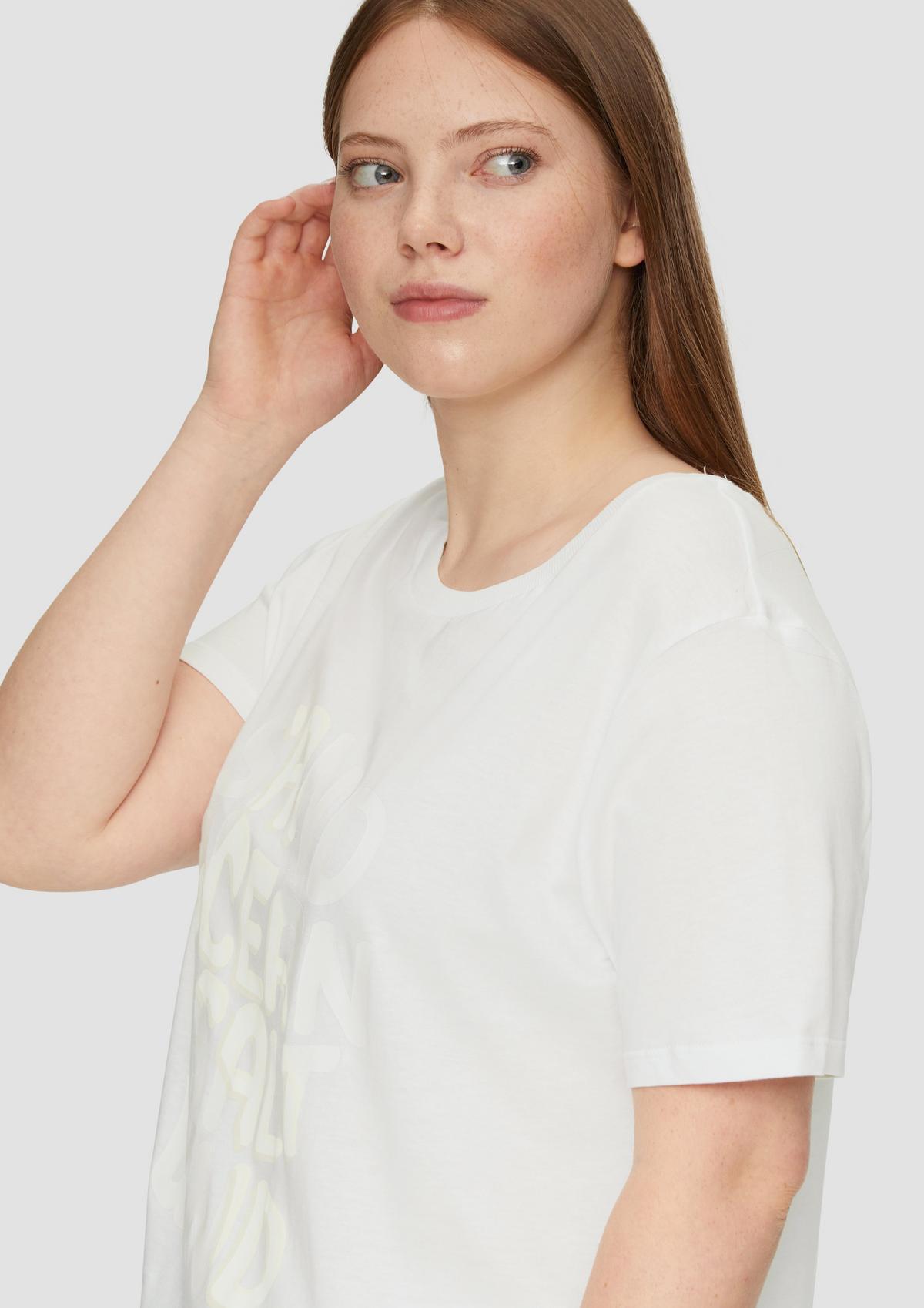 s.Oliver T-Shirt aus Baumwolle mit Front-Print